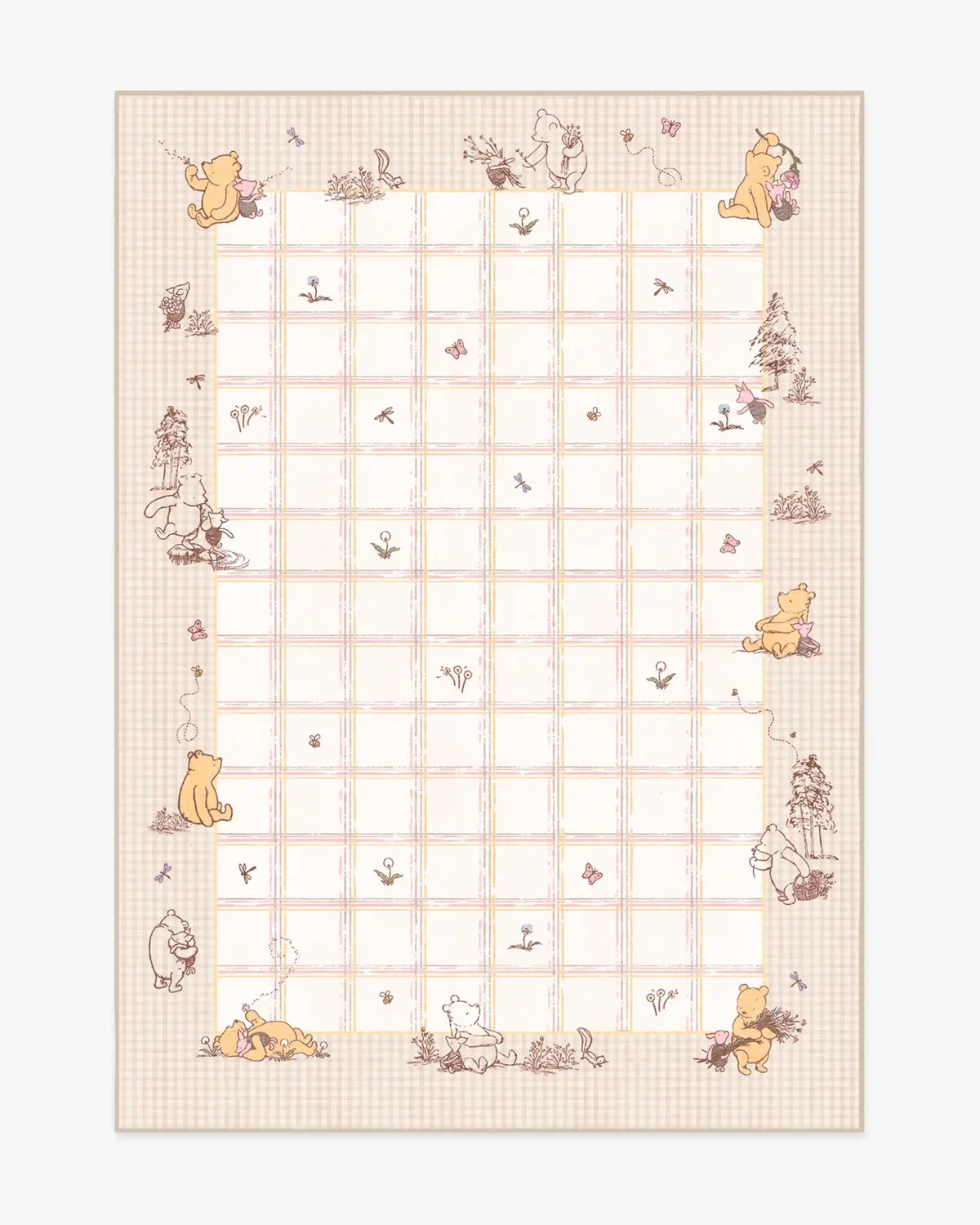 A Picnic Together Cream Multicolor Rug