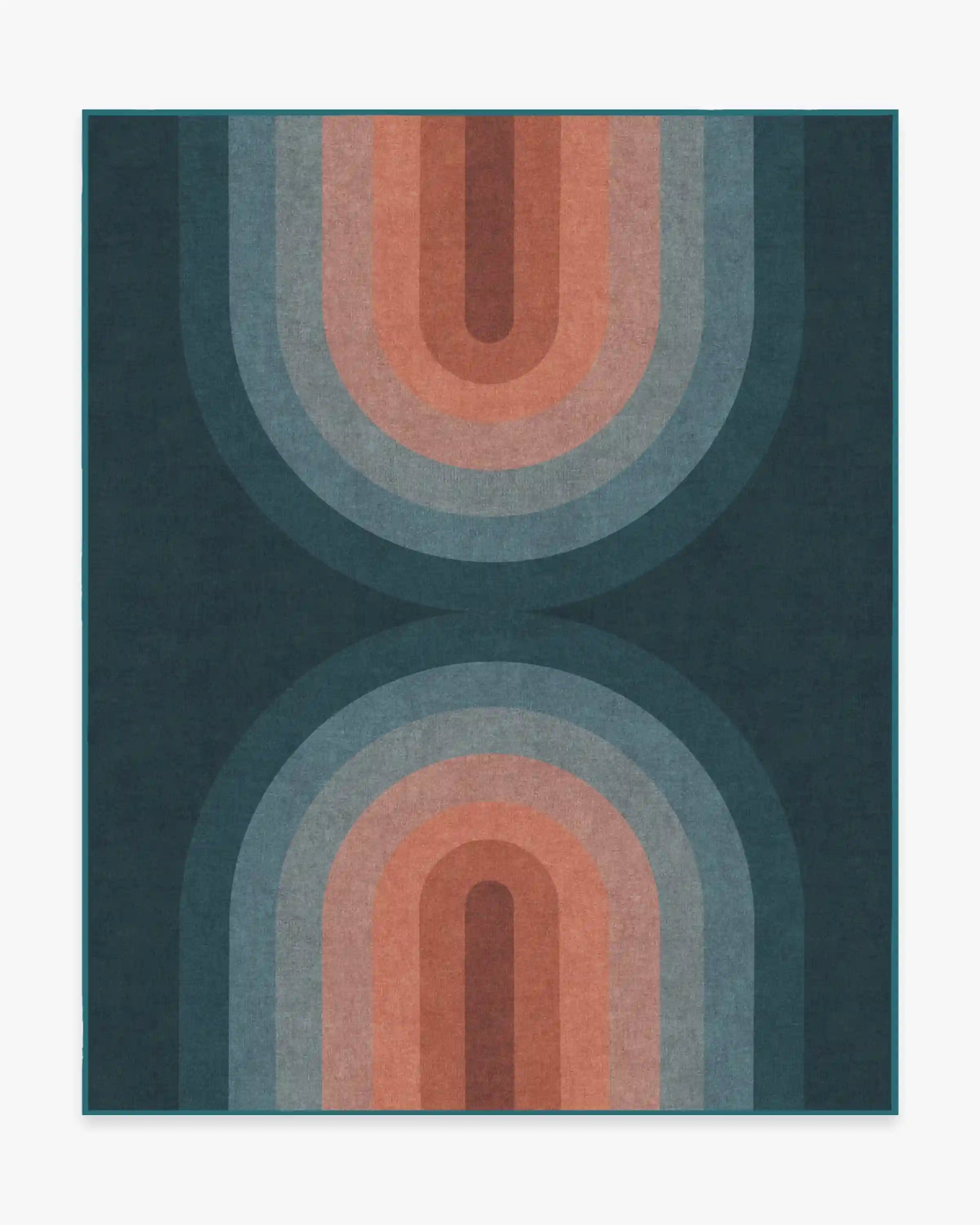 Absida Teal Rug