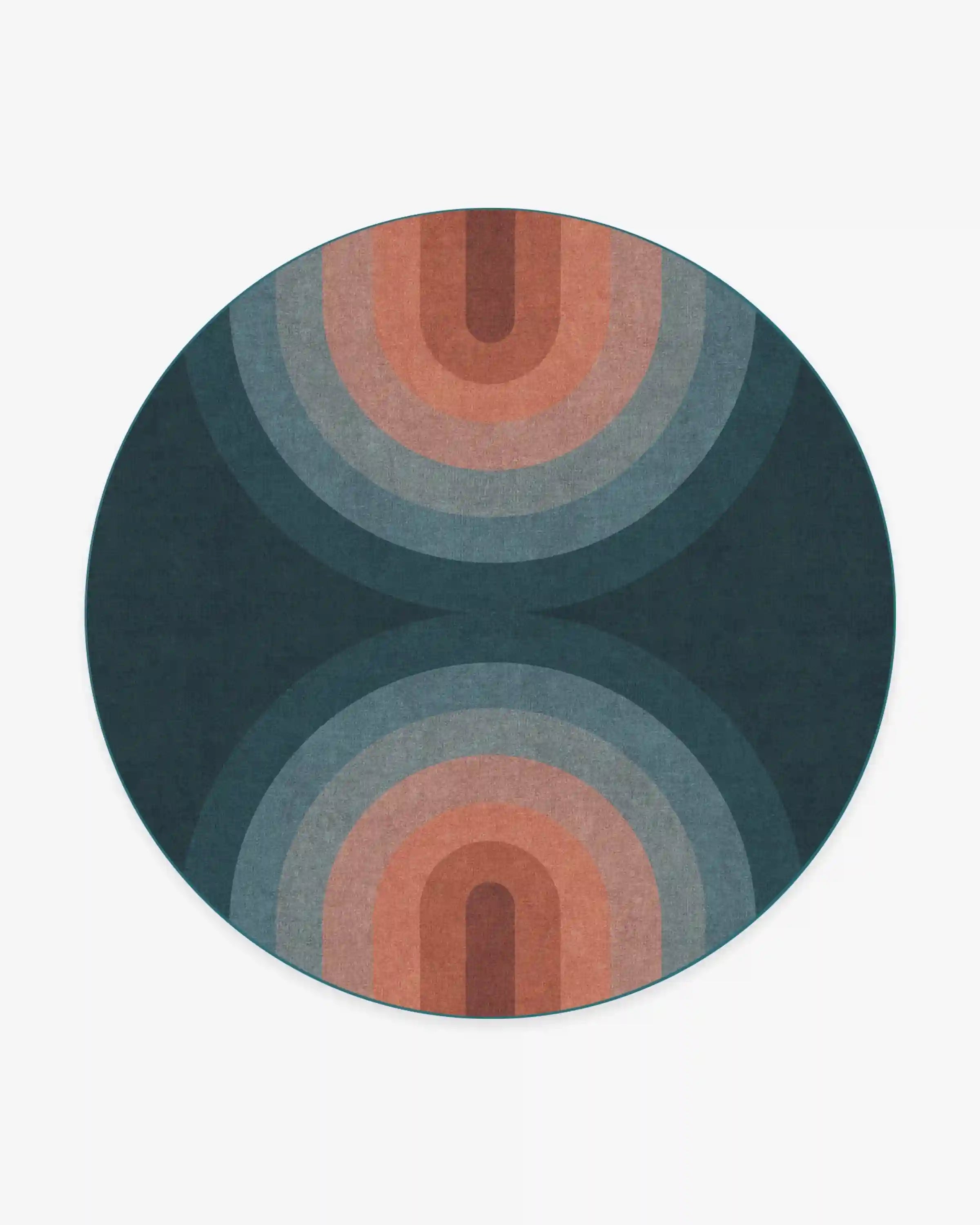 Absida Teal Rug
