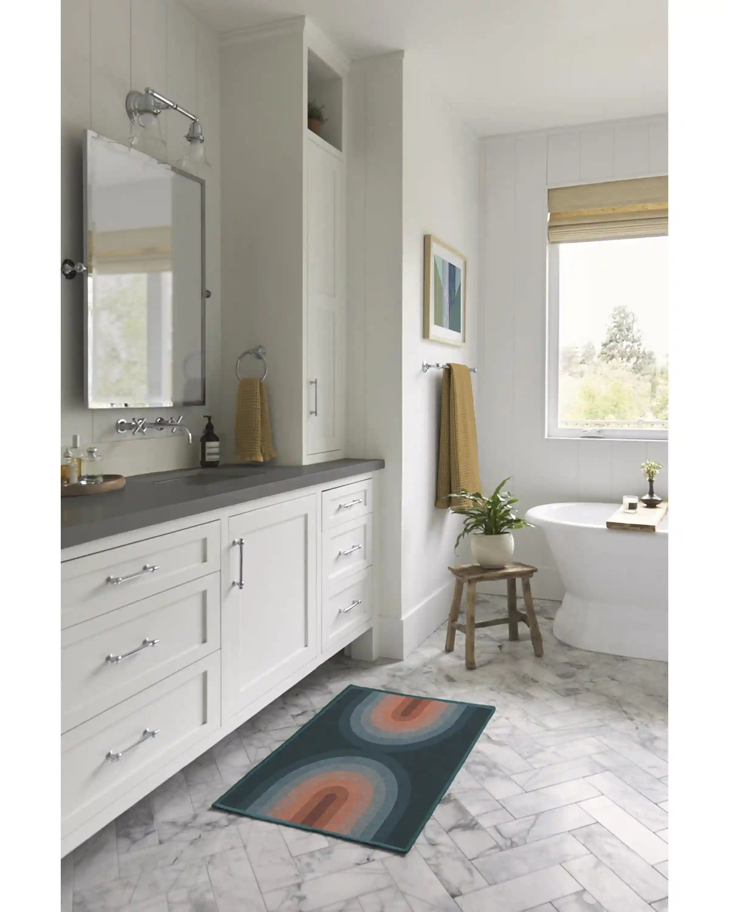Absida Teal Rug