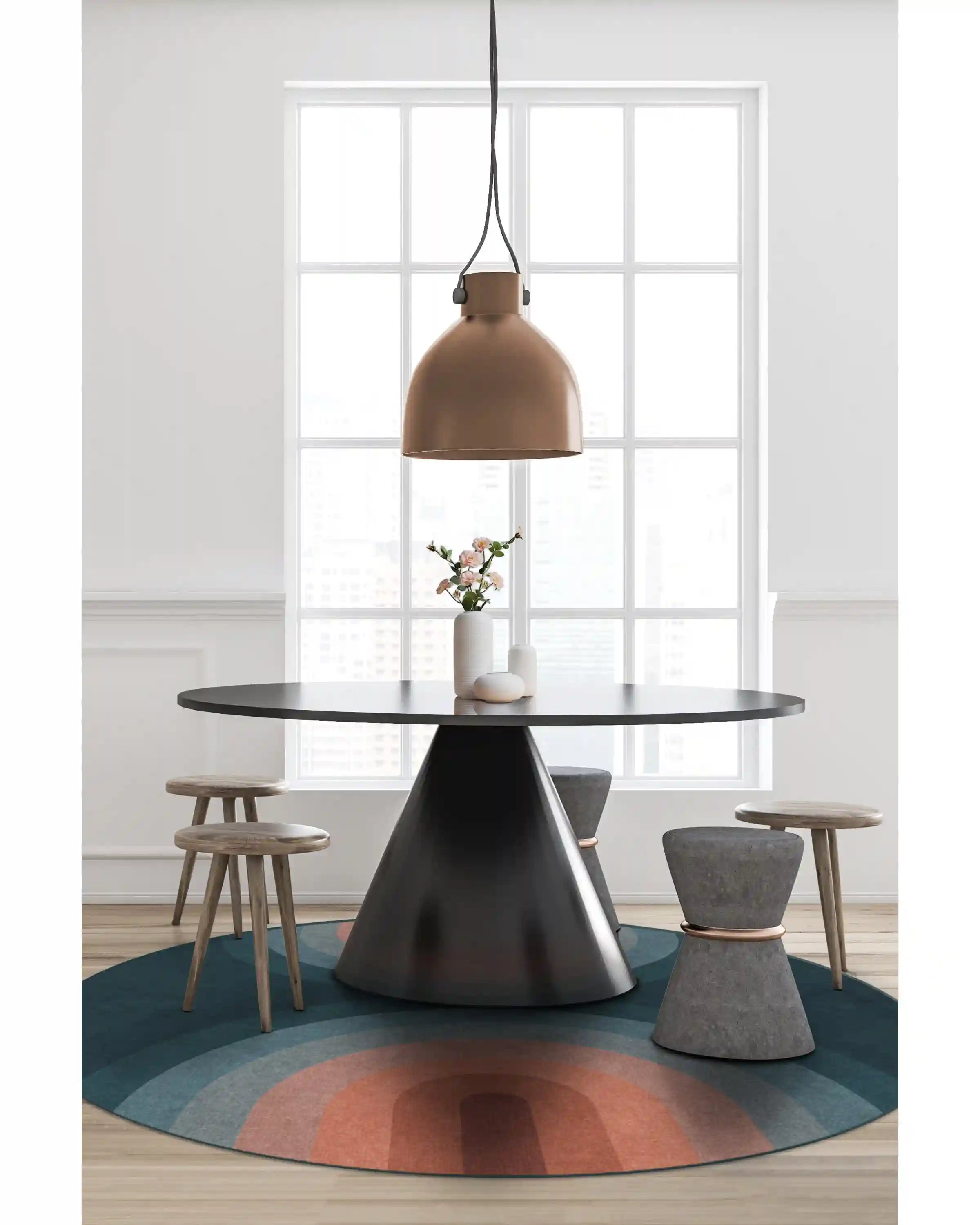Absida Teal Rug