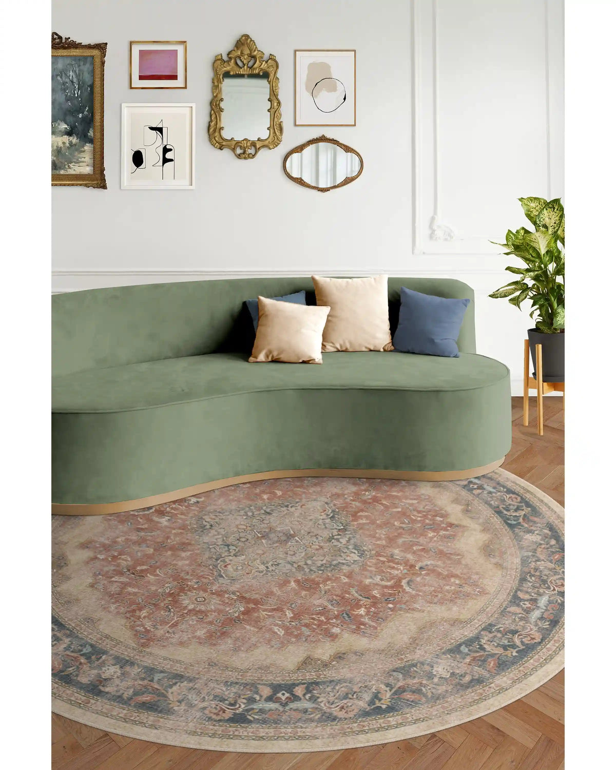 Adeline Antique Red Rug