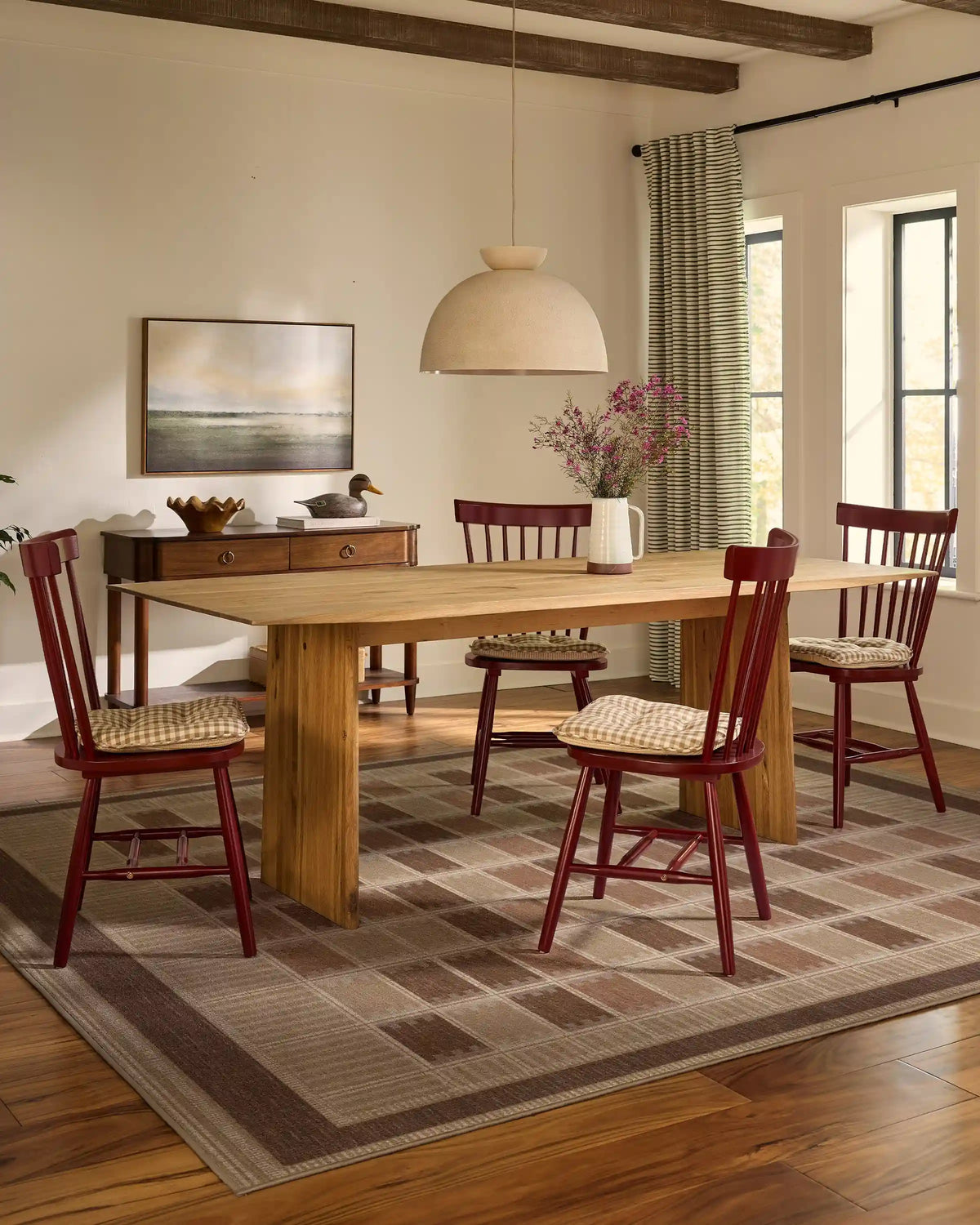 Agnes Warm Brown Rug