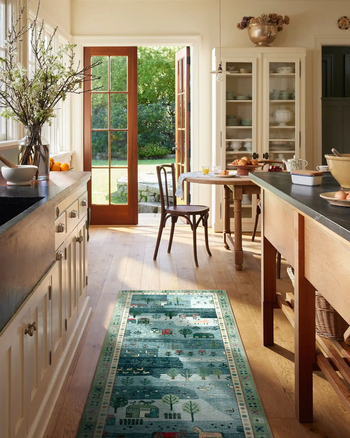 Alder Soft Blue Rug