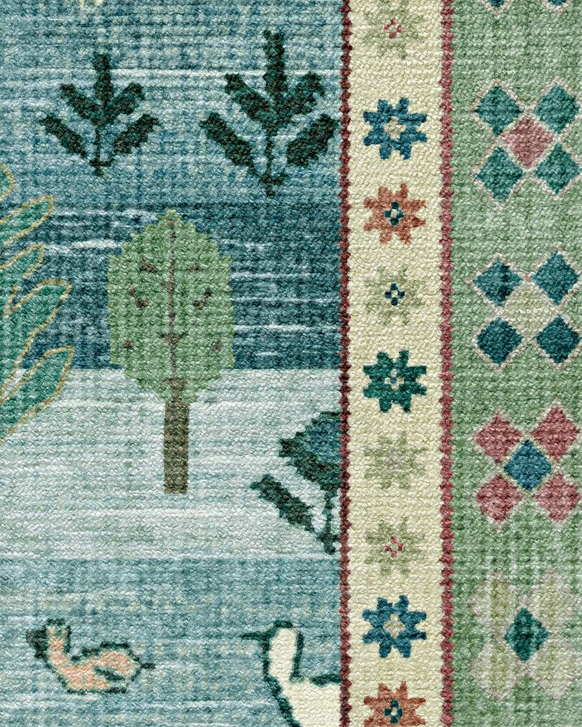 Alder Soft Blue Rug