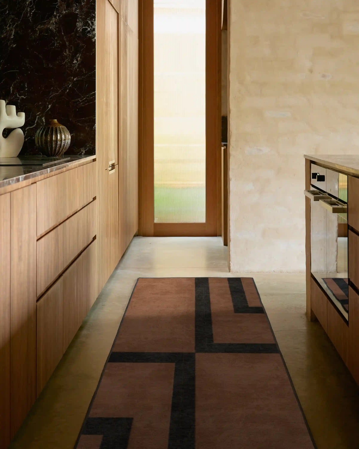 Aldo Brown & Black Rug by The Local Project