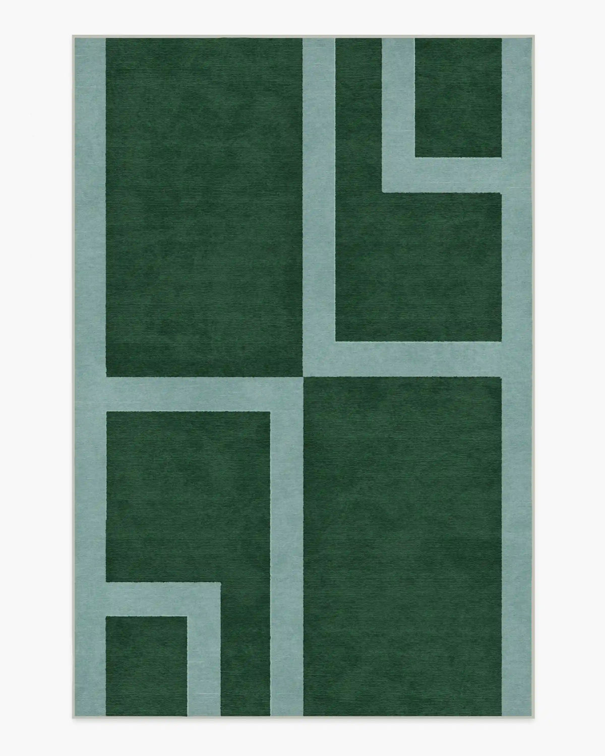 Aldo Green & Mist Rug by The Local Project
