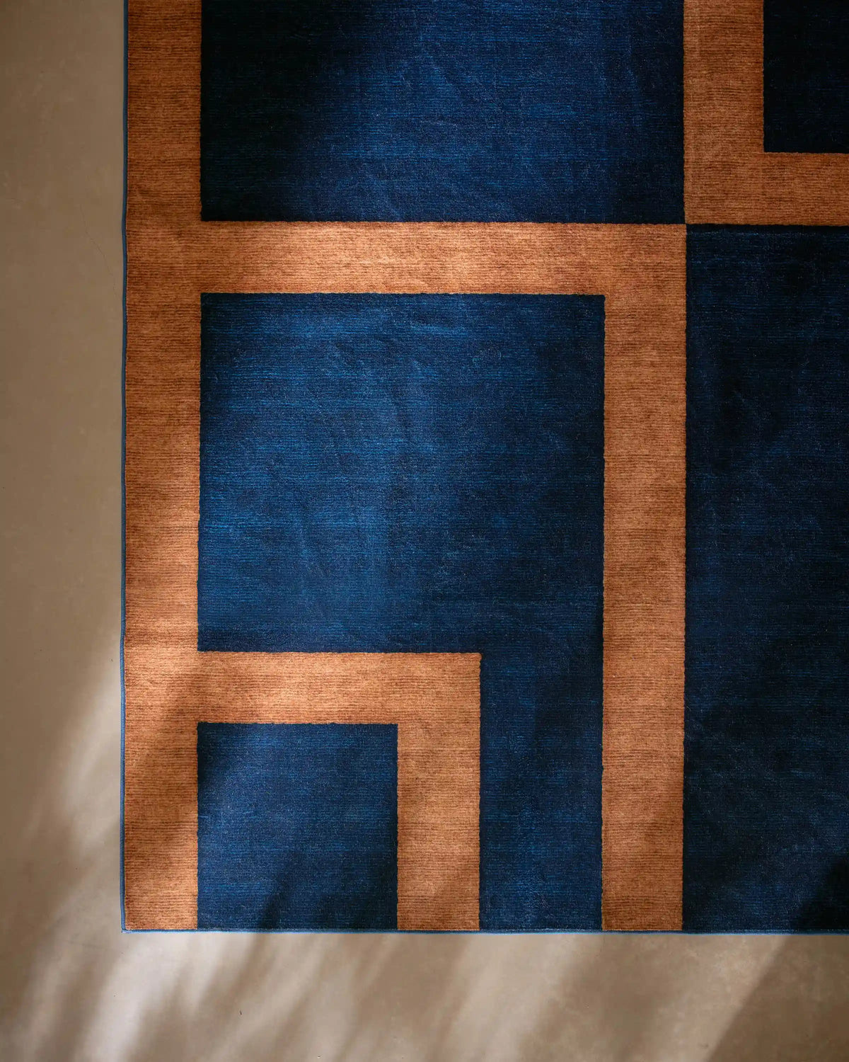 Aldo Indigo & Ochre Rug by The Local Project
