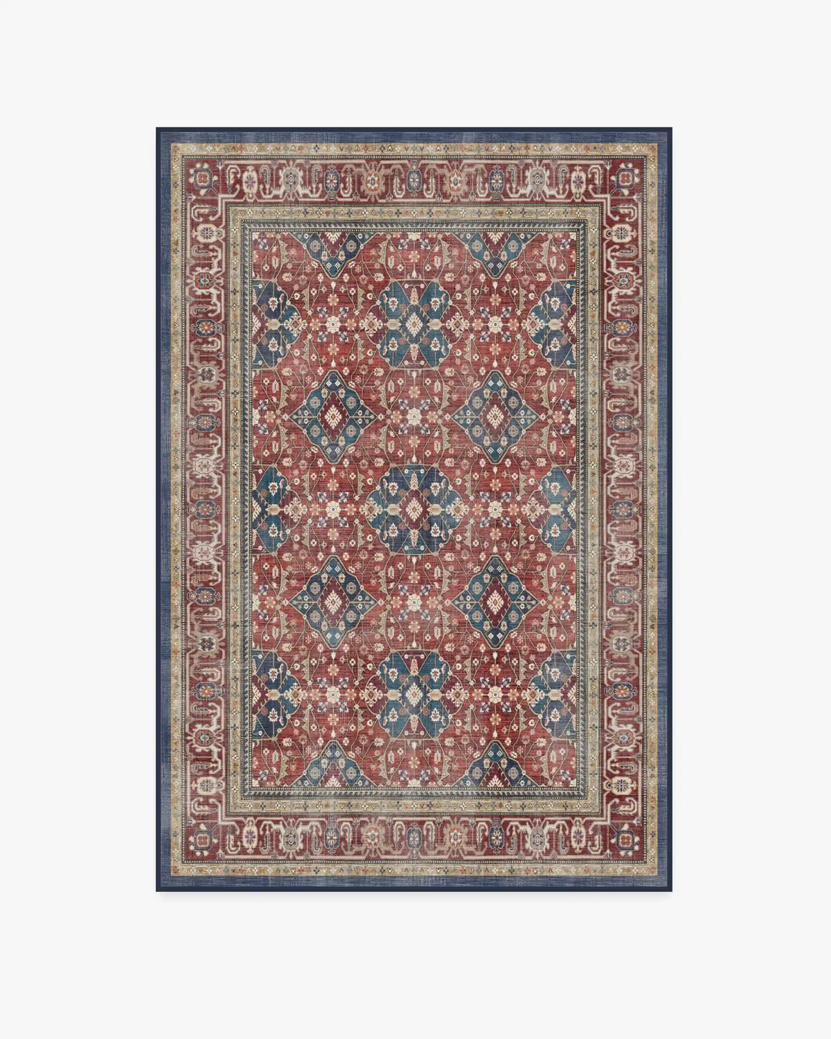 Alessia Royal Red Rug
