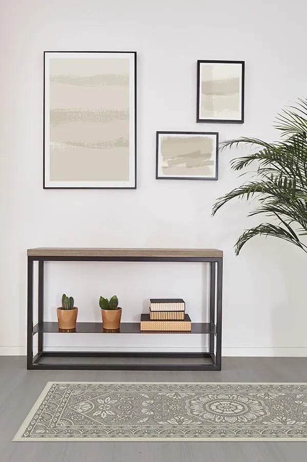 Almana Black & White Rug