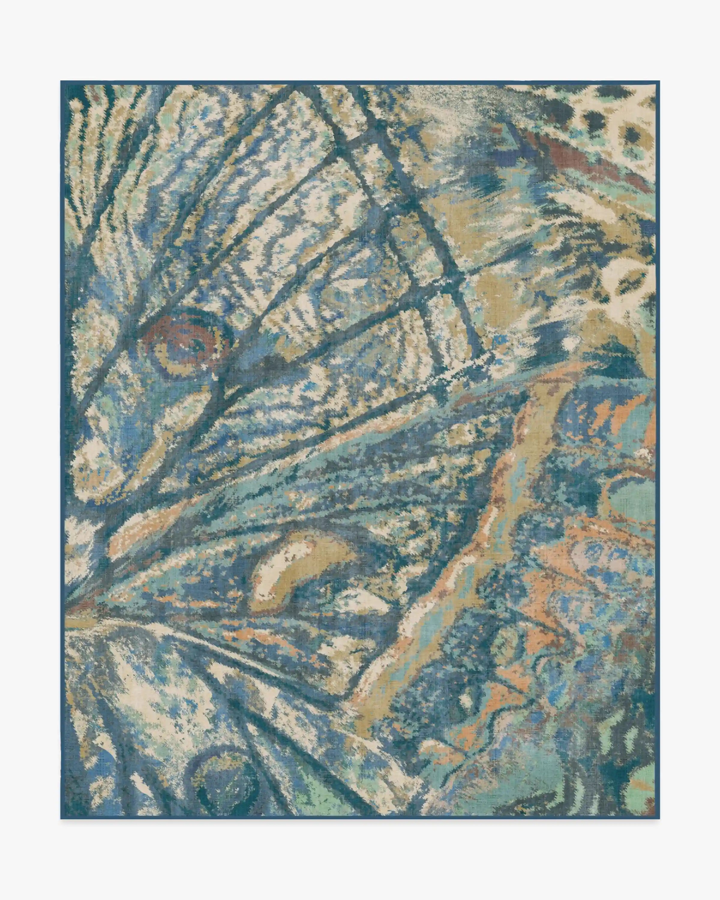 Althea Blue & Green Rug