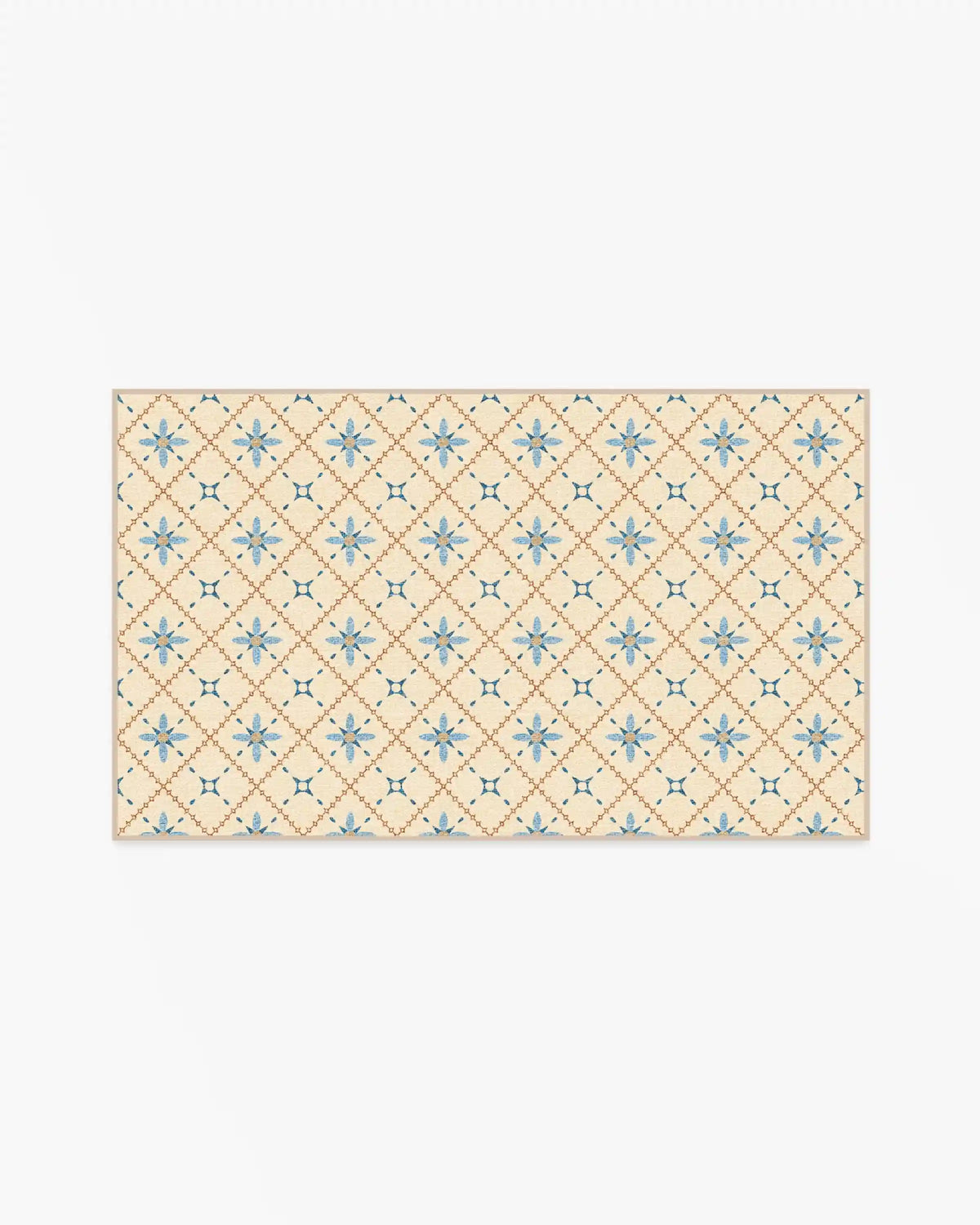 Alva Ivory & Slate Blue Rug