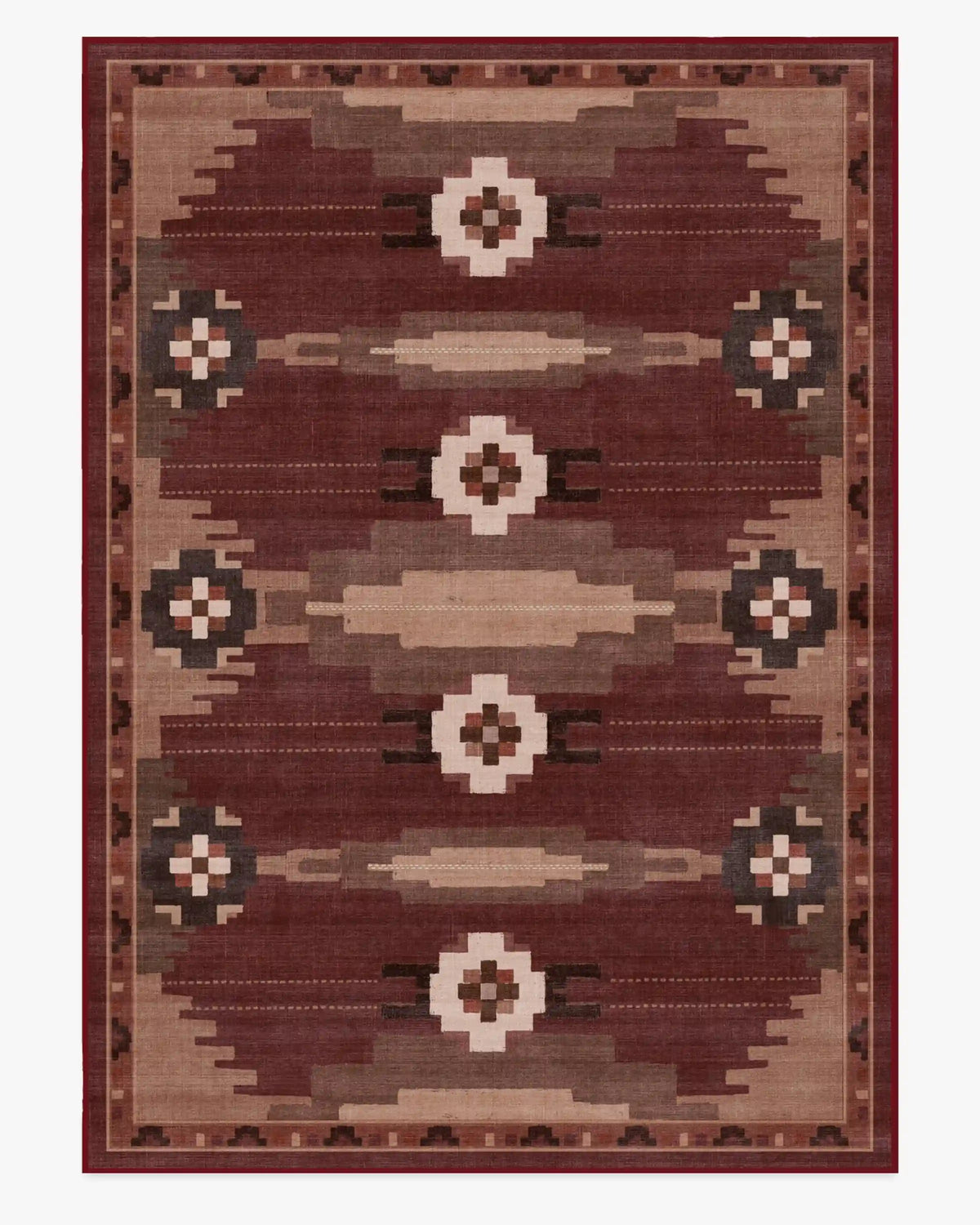 Annika Rust Red Rug