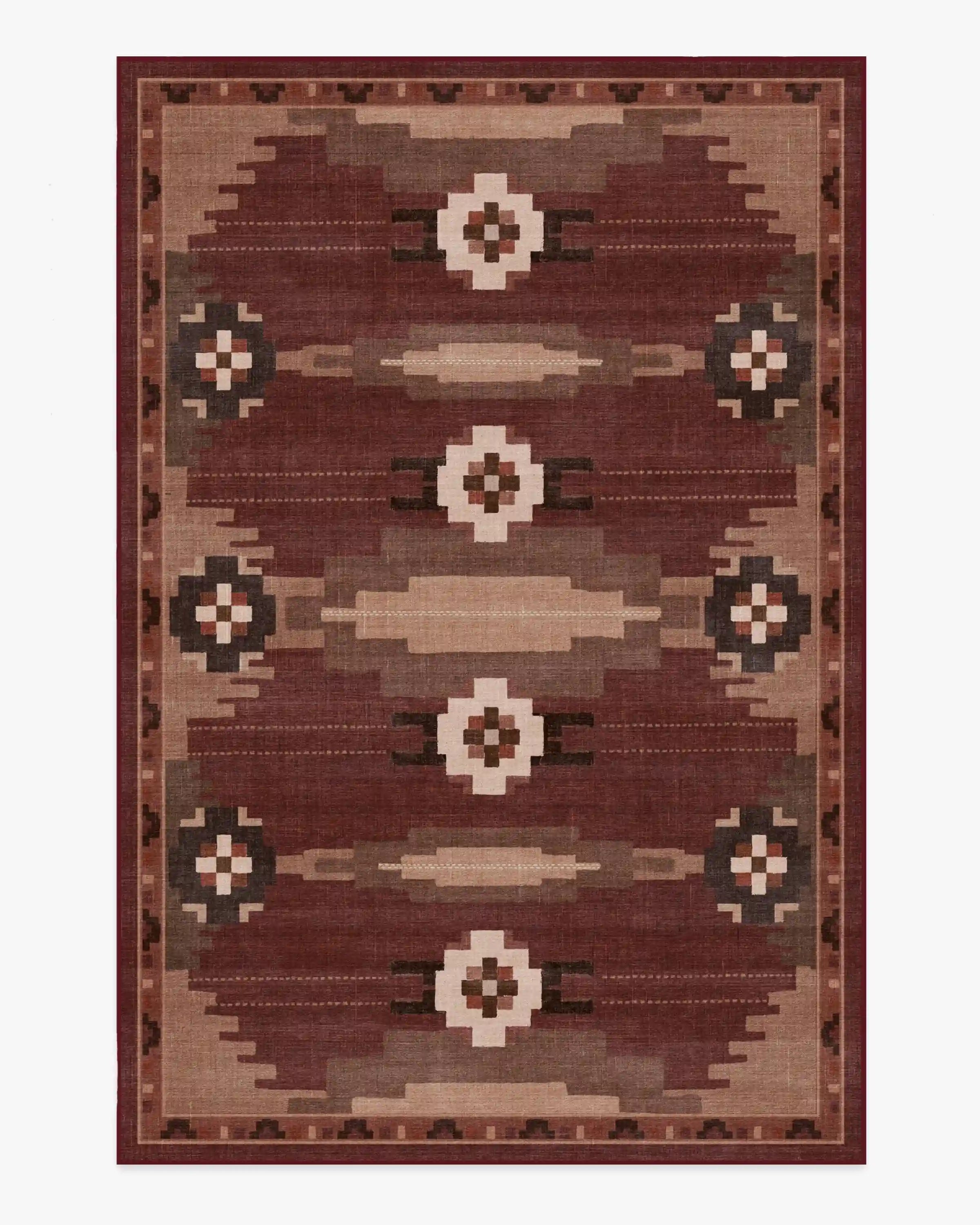 Annika Rust Red Rug
