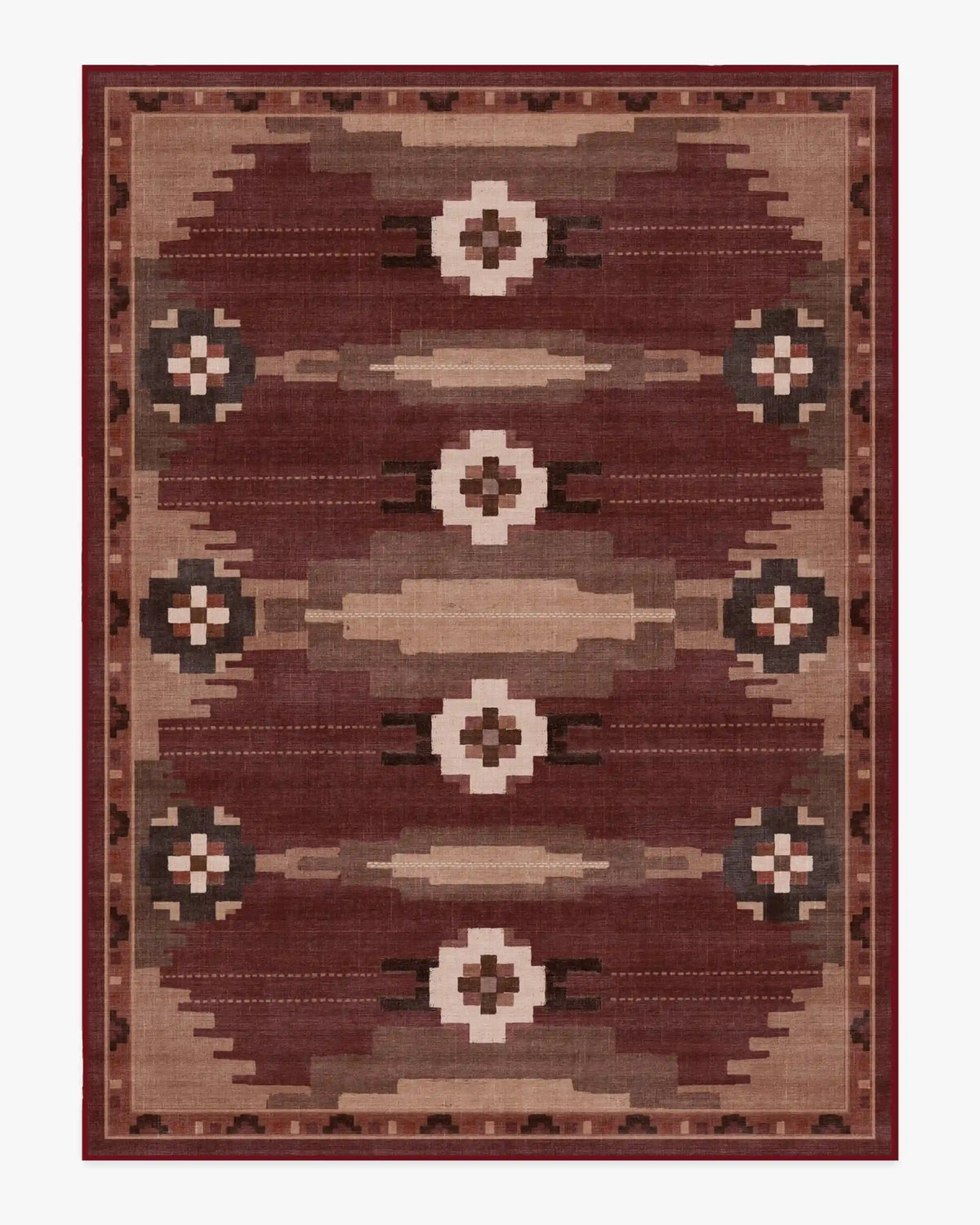 Annika Rust Red Rug