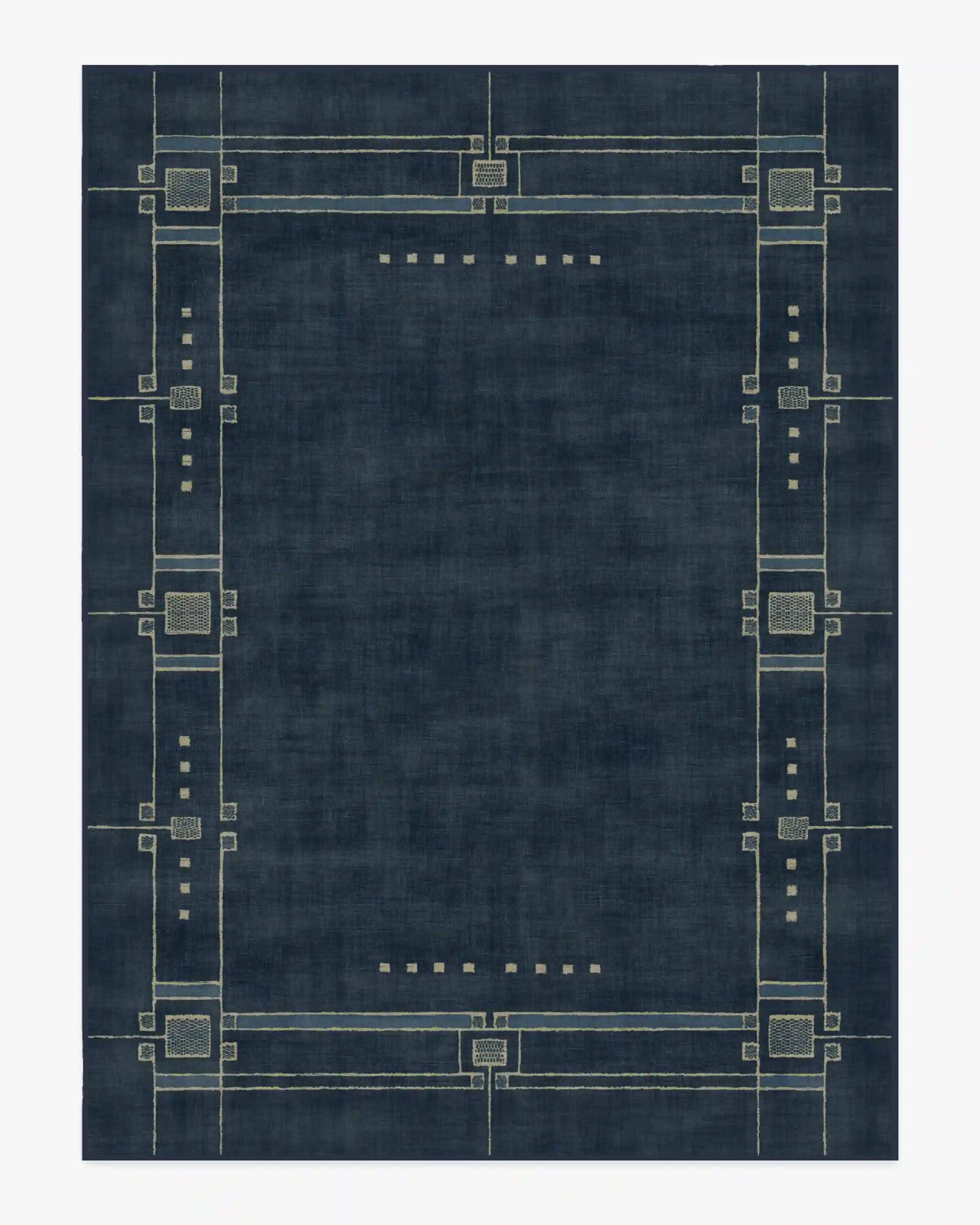 Avery Midnight Blue Rug by Architectural Digest