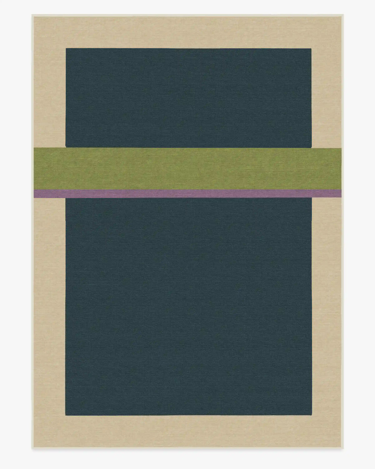 Breakout Teal & Chartreuse Rug by Architectural Digest