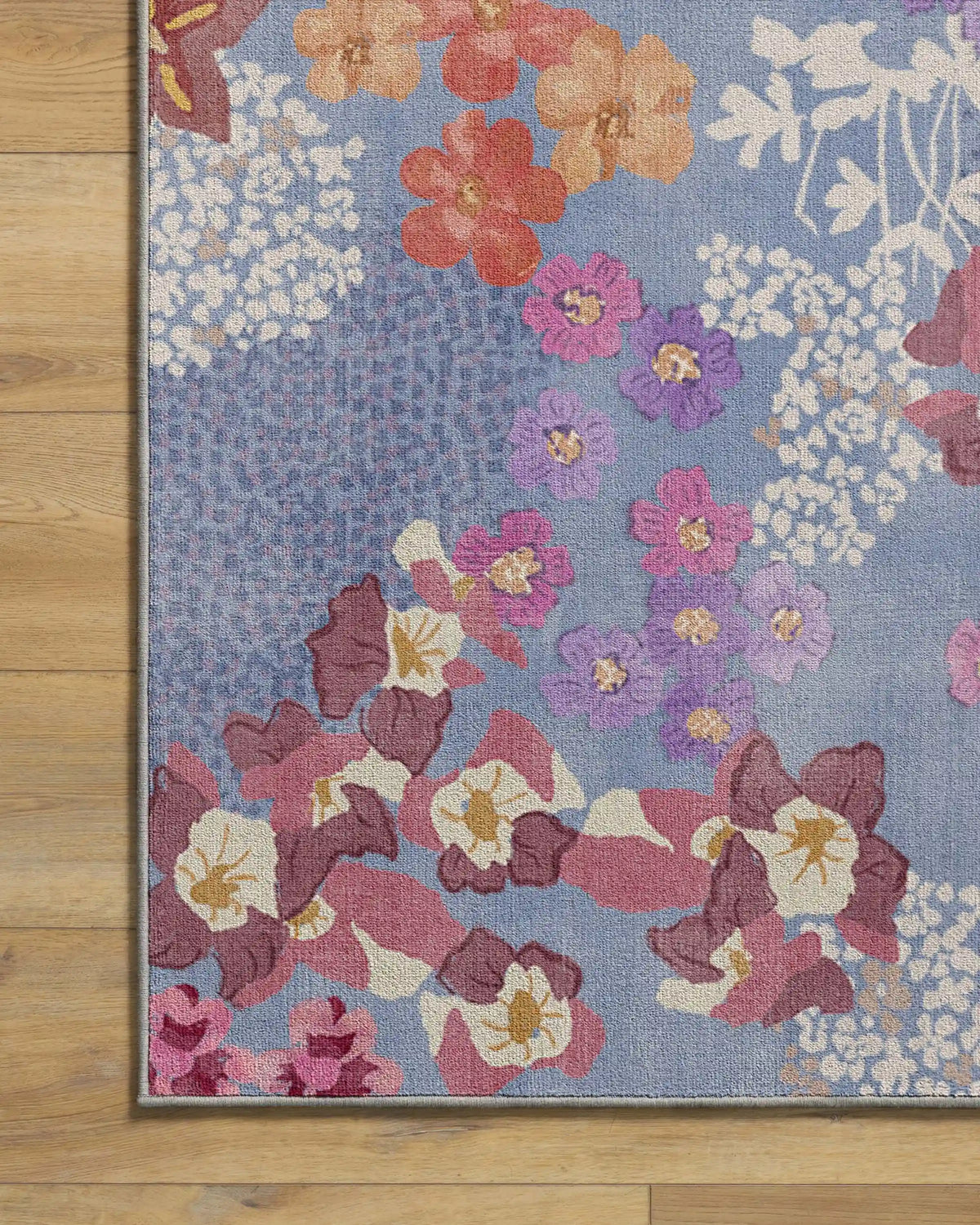 Ellery Slate Blue Multicolor Rug
