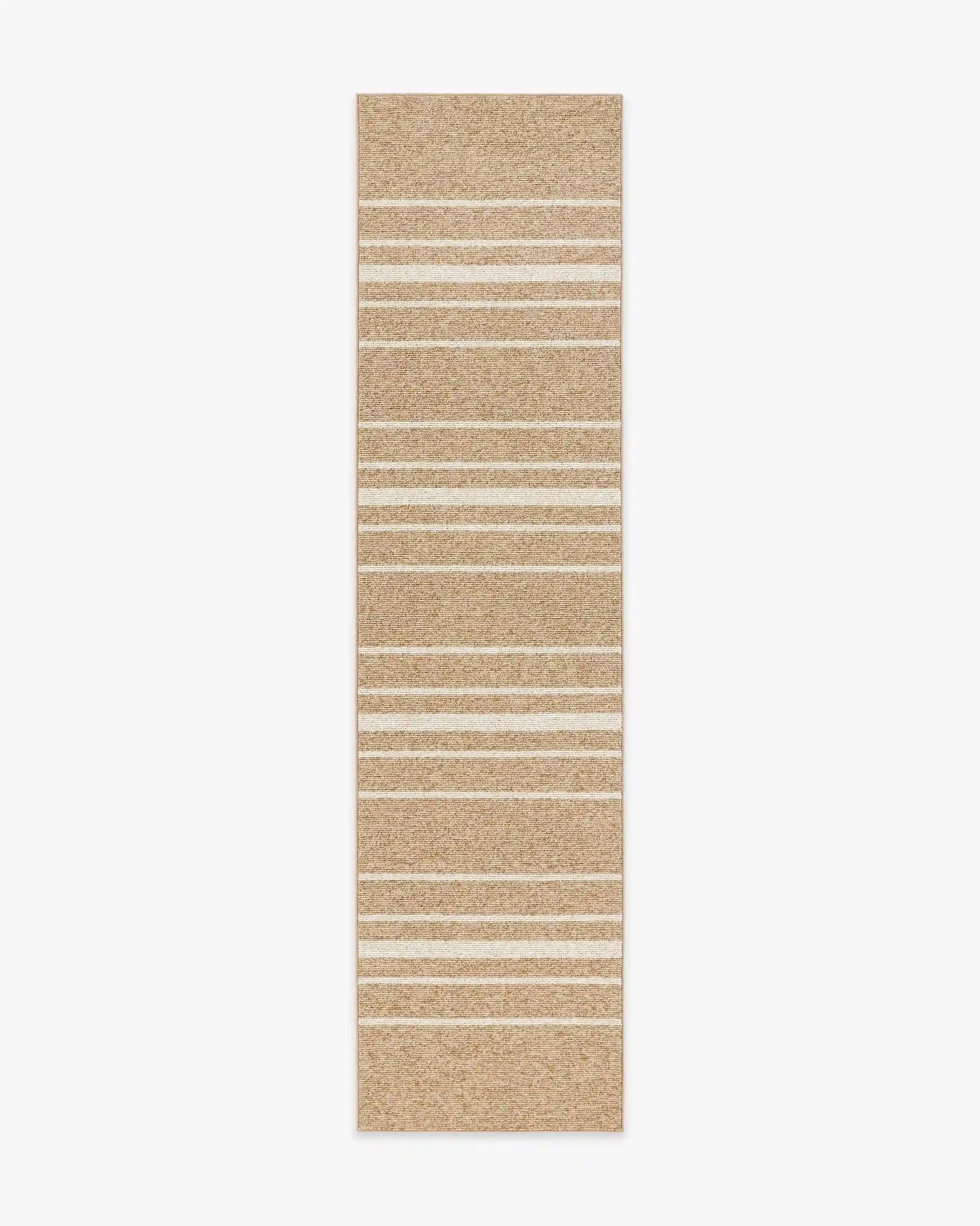 Arden Stripe Natural & Bleached Performance Weave Rug