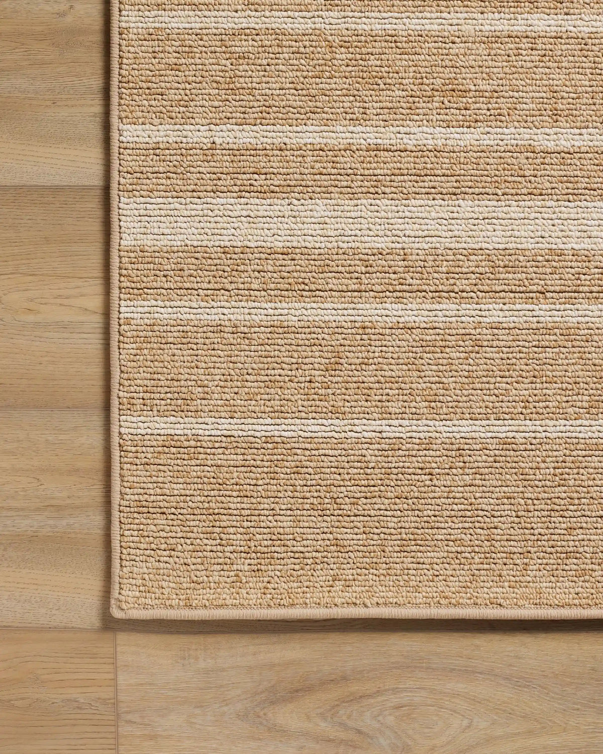 Arden Stripe Natural & Bleached Performance Weave Rug