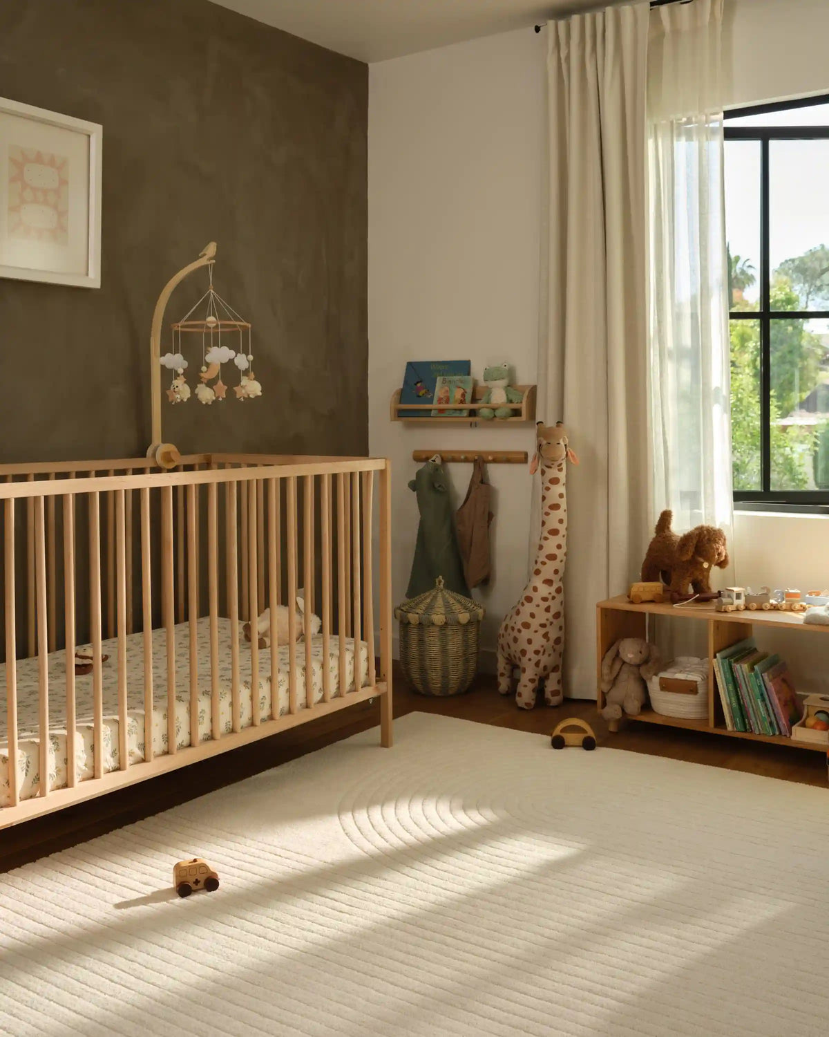 Arlo Soft White Plush Rug