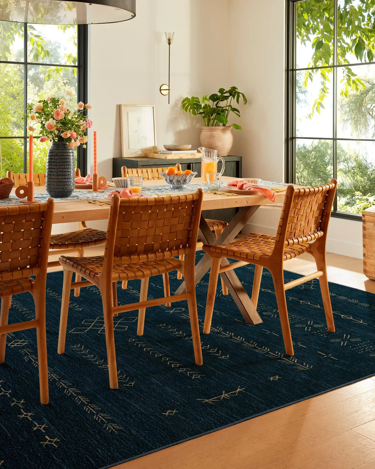 Astrid Navy Rug