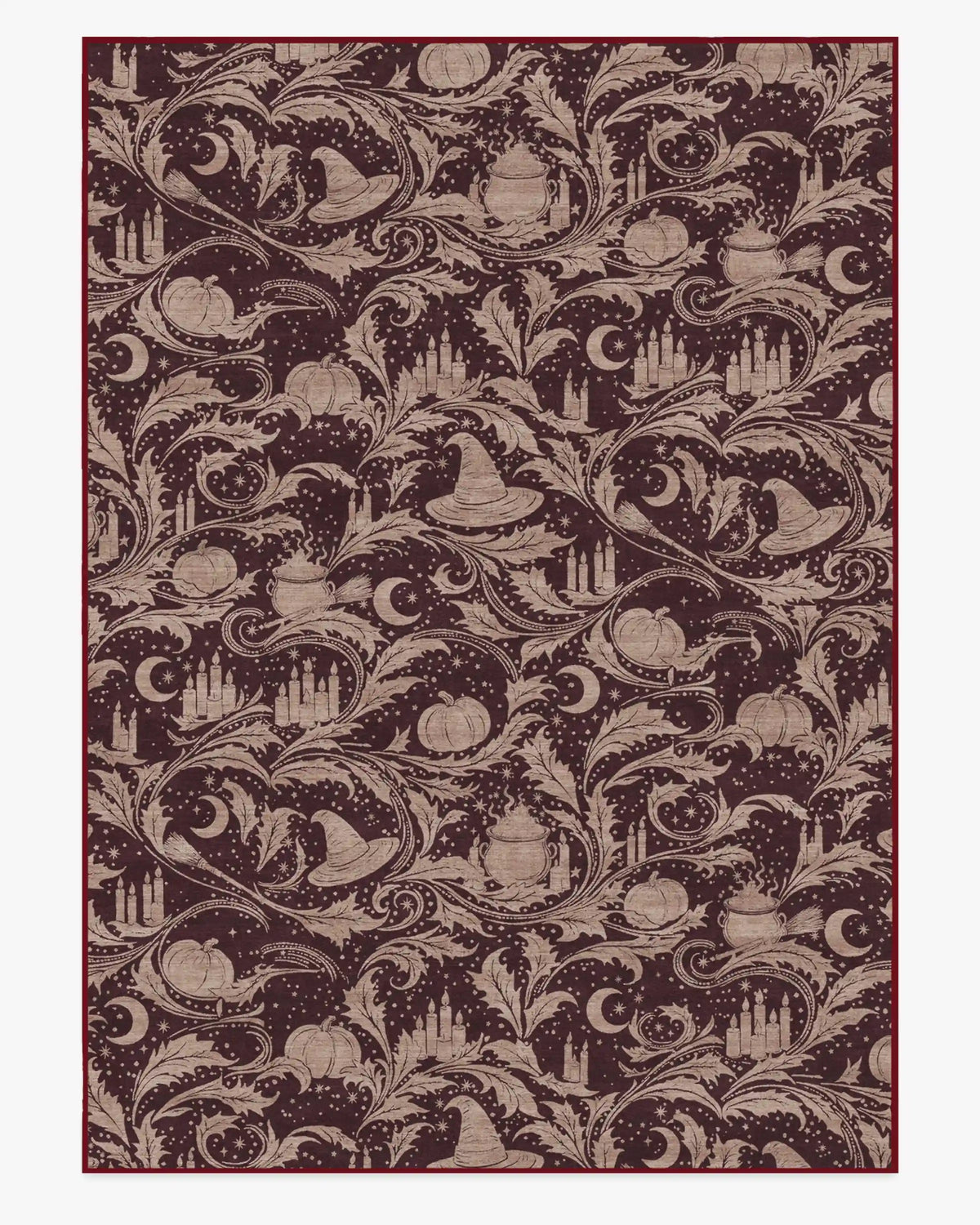 Autumn Alchemy Burgundy Rug