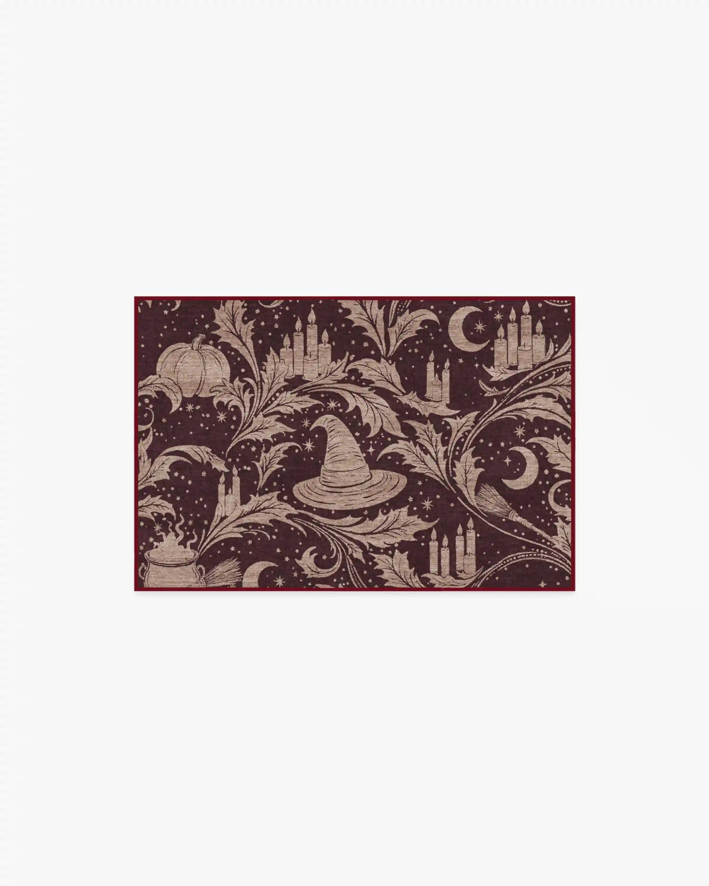 Autumn Alchemy Burgundy Rug