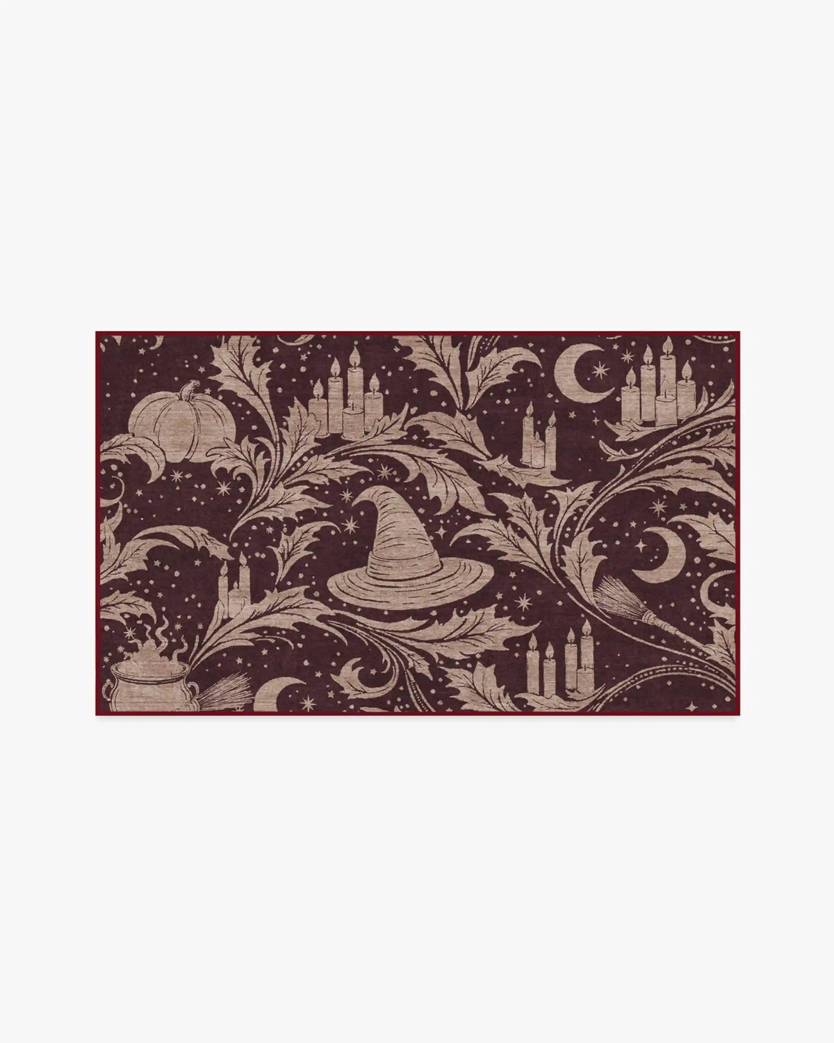 Autumn Alchemy Burgundy Rug