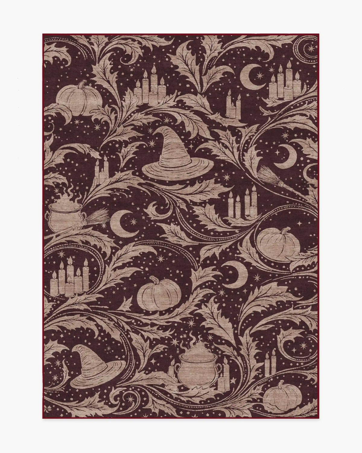 Autumn Alchemy Burgundy Rug