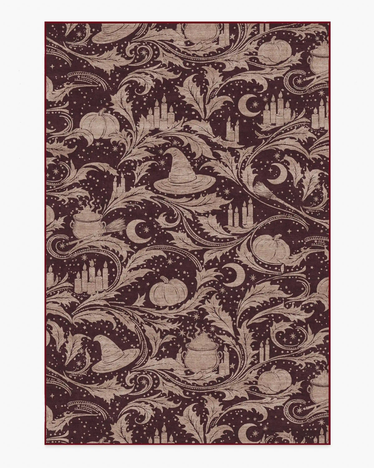 Autumn Alchemy Burgundy Rug