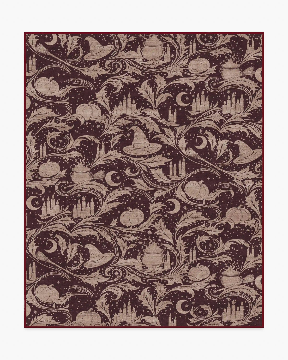 Autumn Alchemy Burgundy Rug