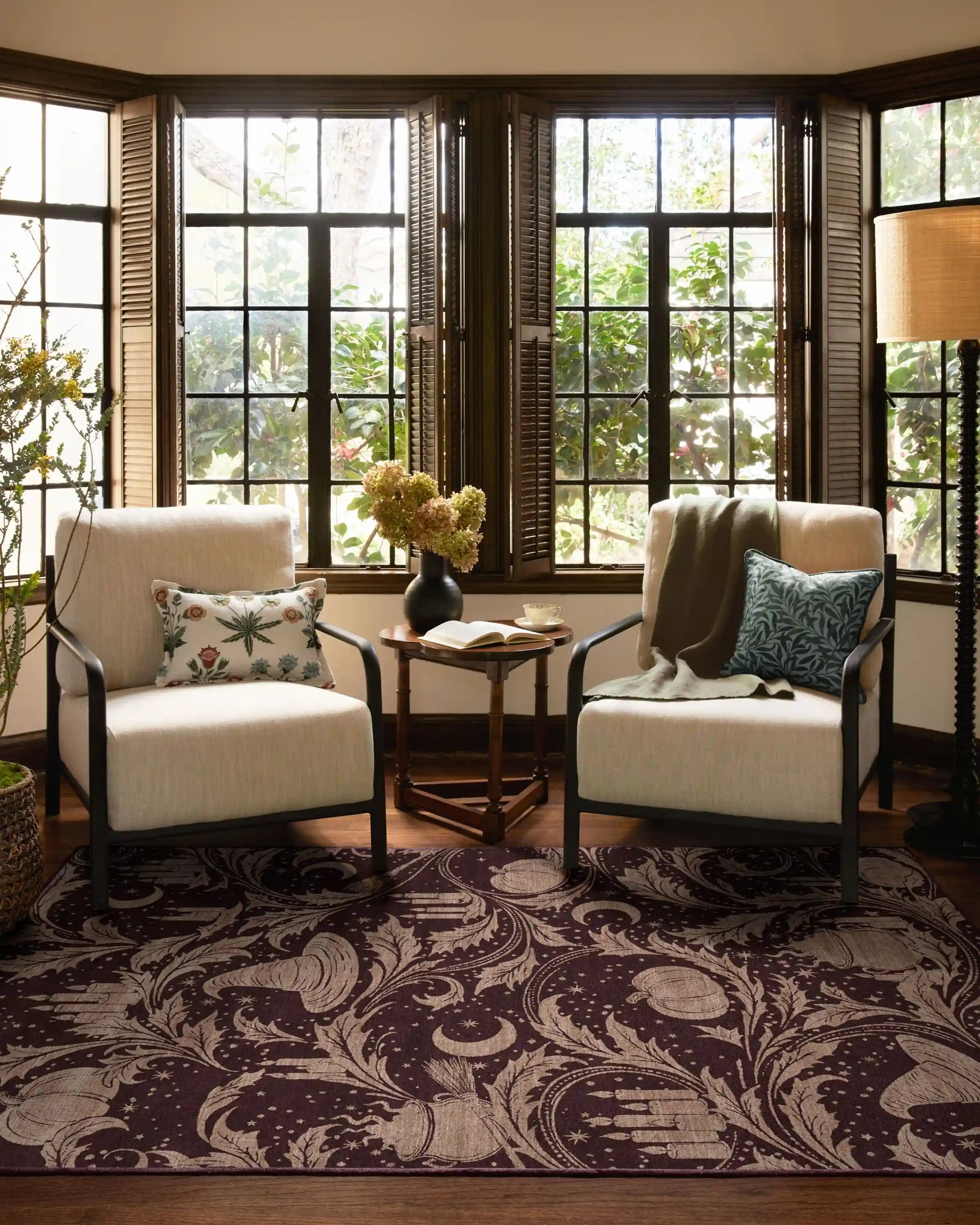 Autumn Alchemy Burgundy Rug