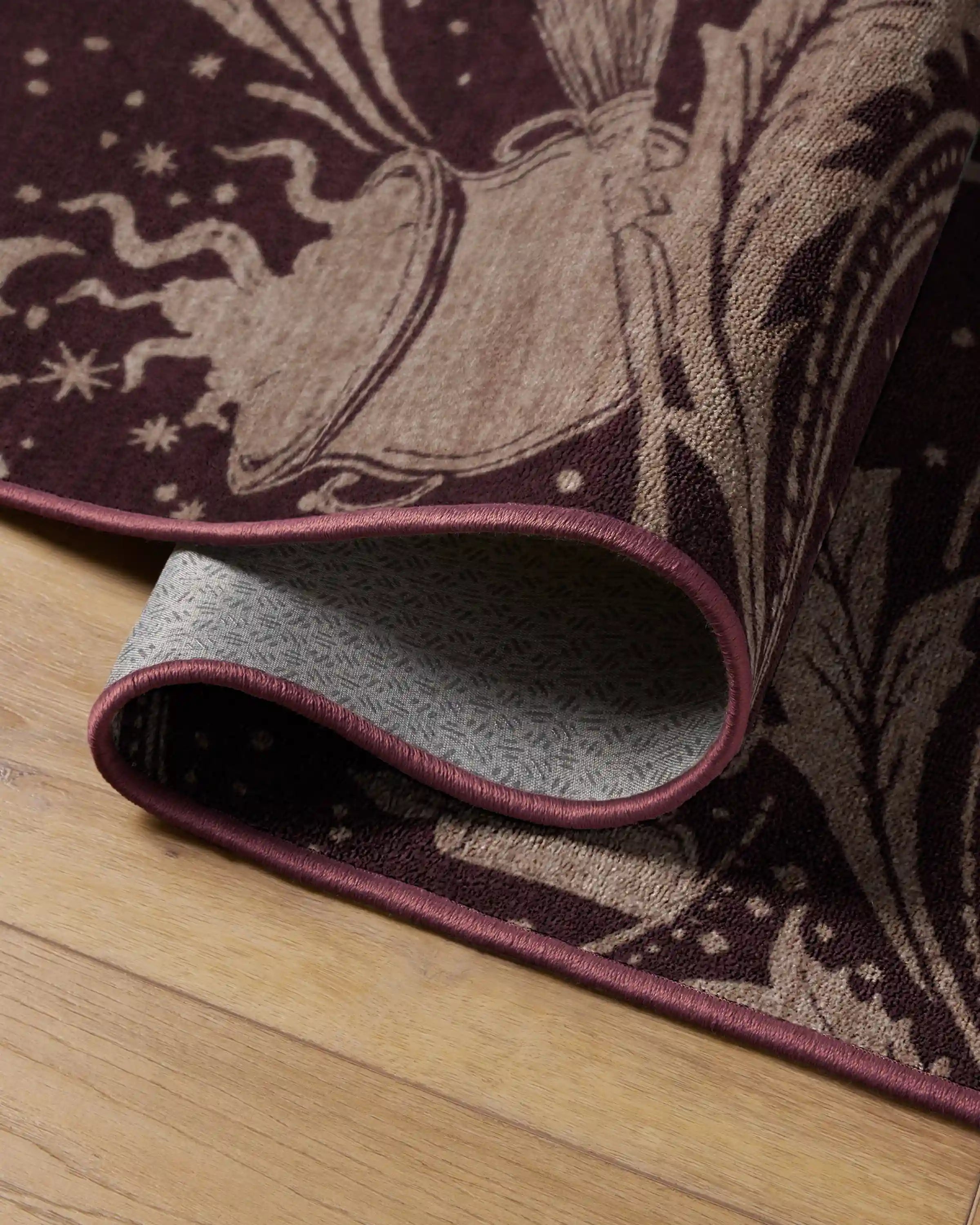 Autumn Alchemy Burgundy Rug