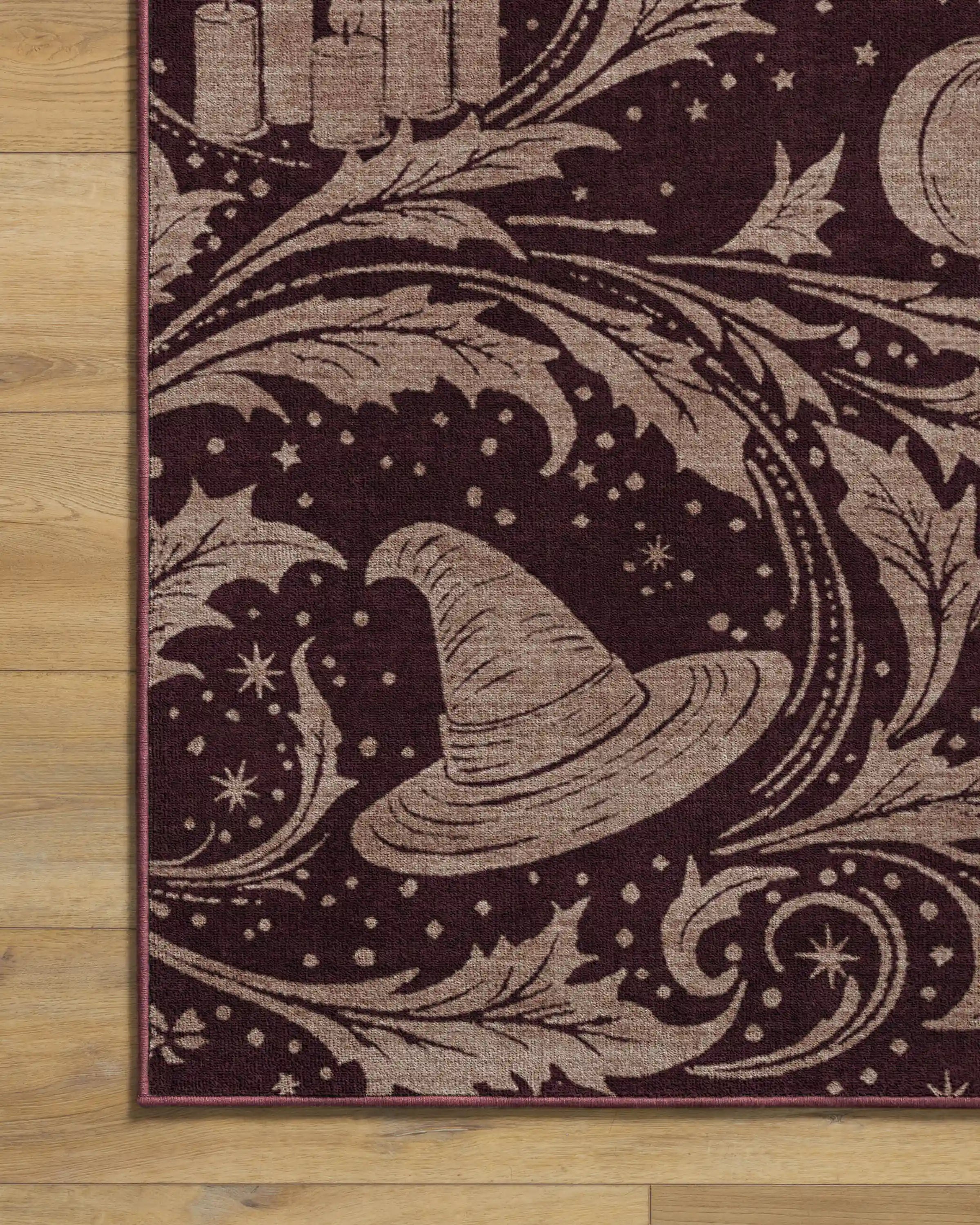 Autumn Alchemy Burgundy Rug