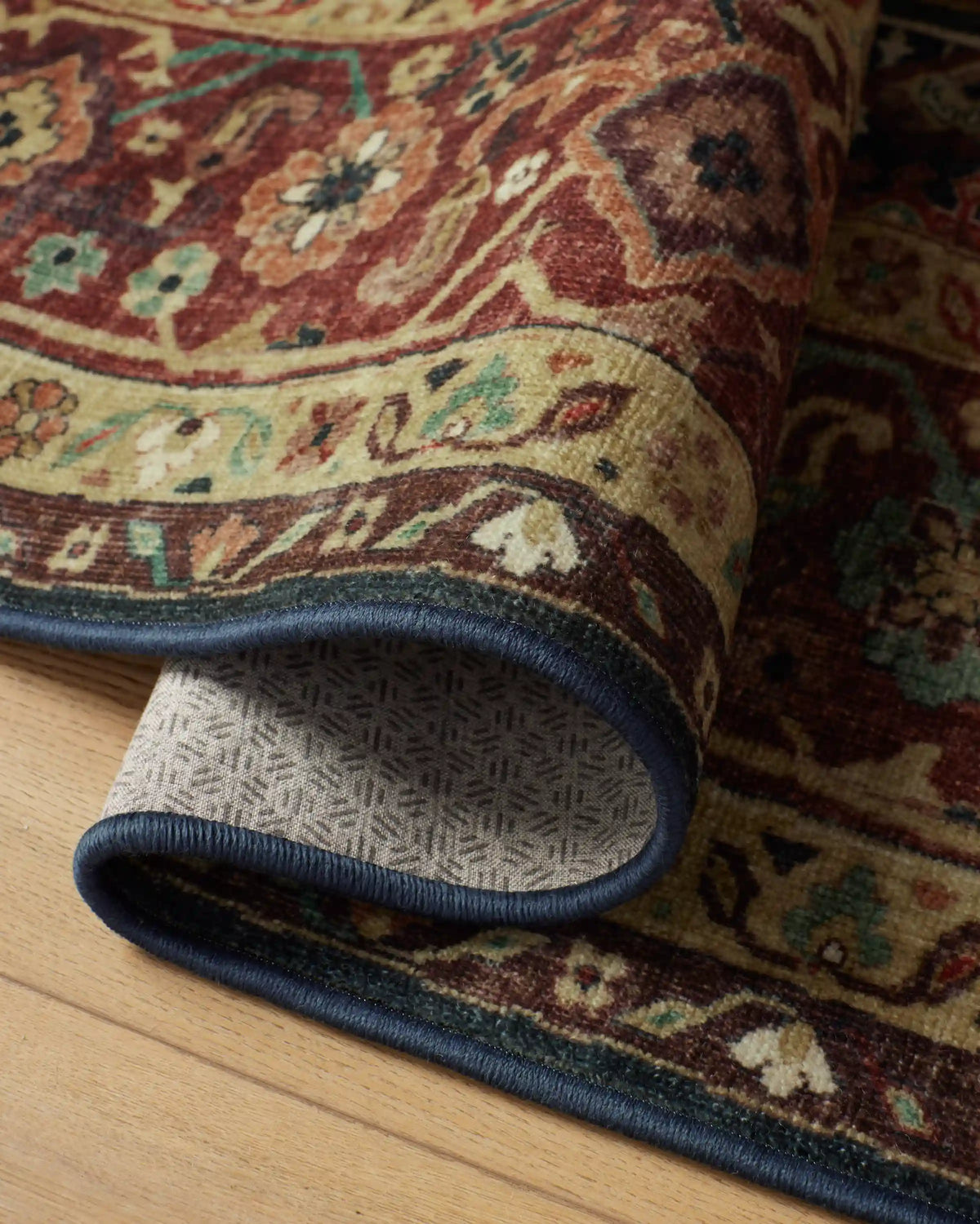 Avila Vintage Ink & Amber Rug