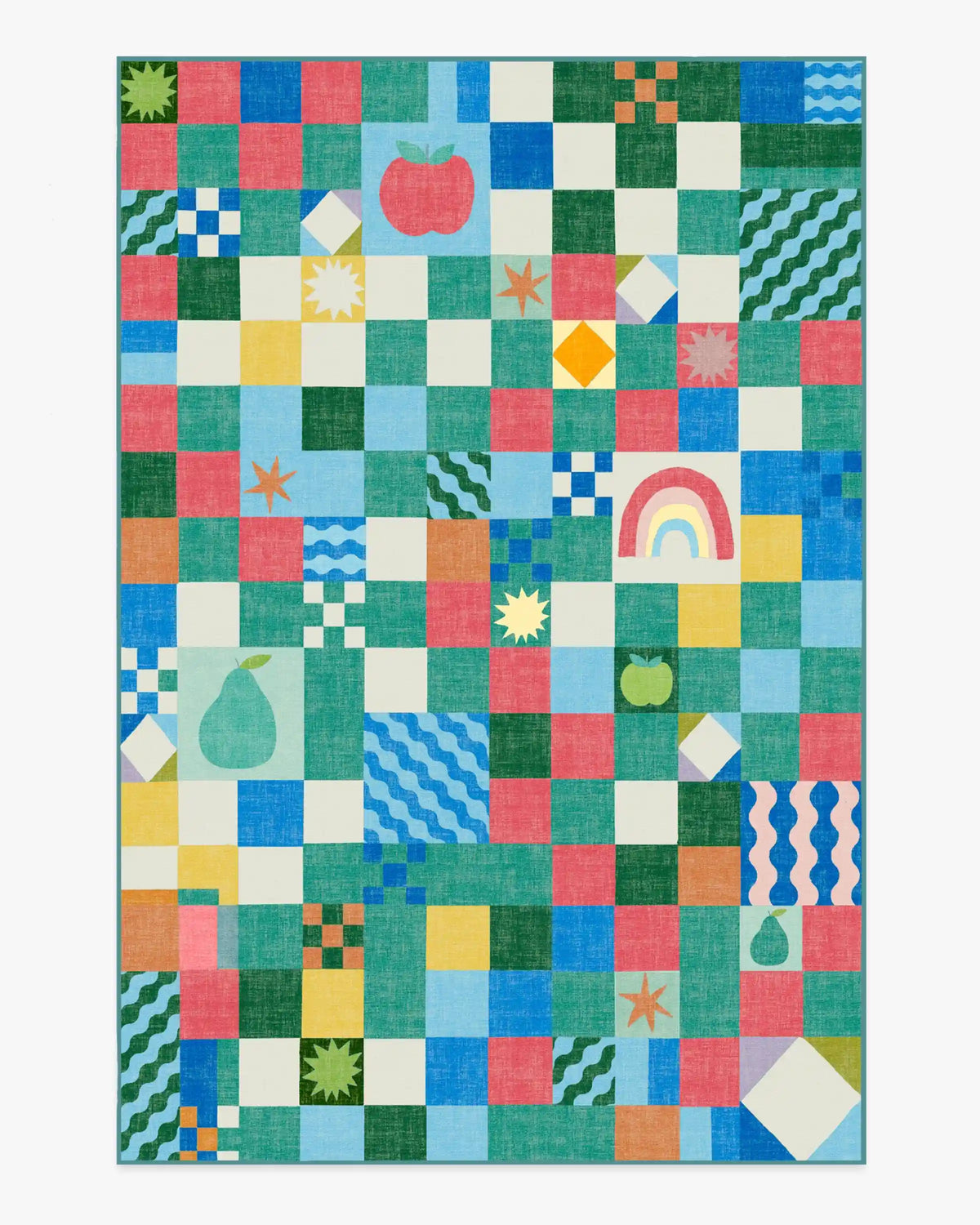 Big Apple Patchwork Multicolor Rug