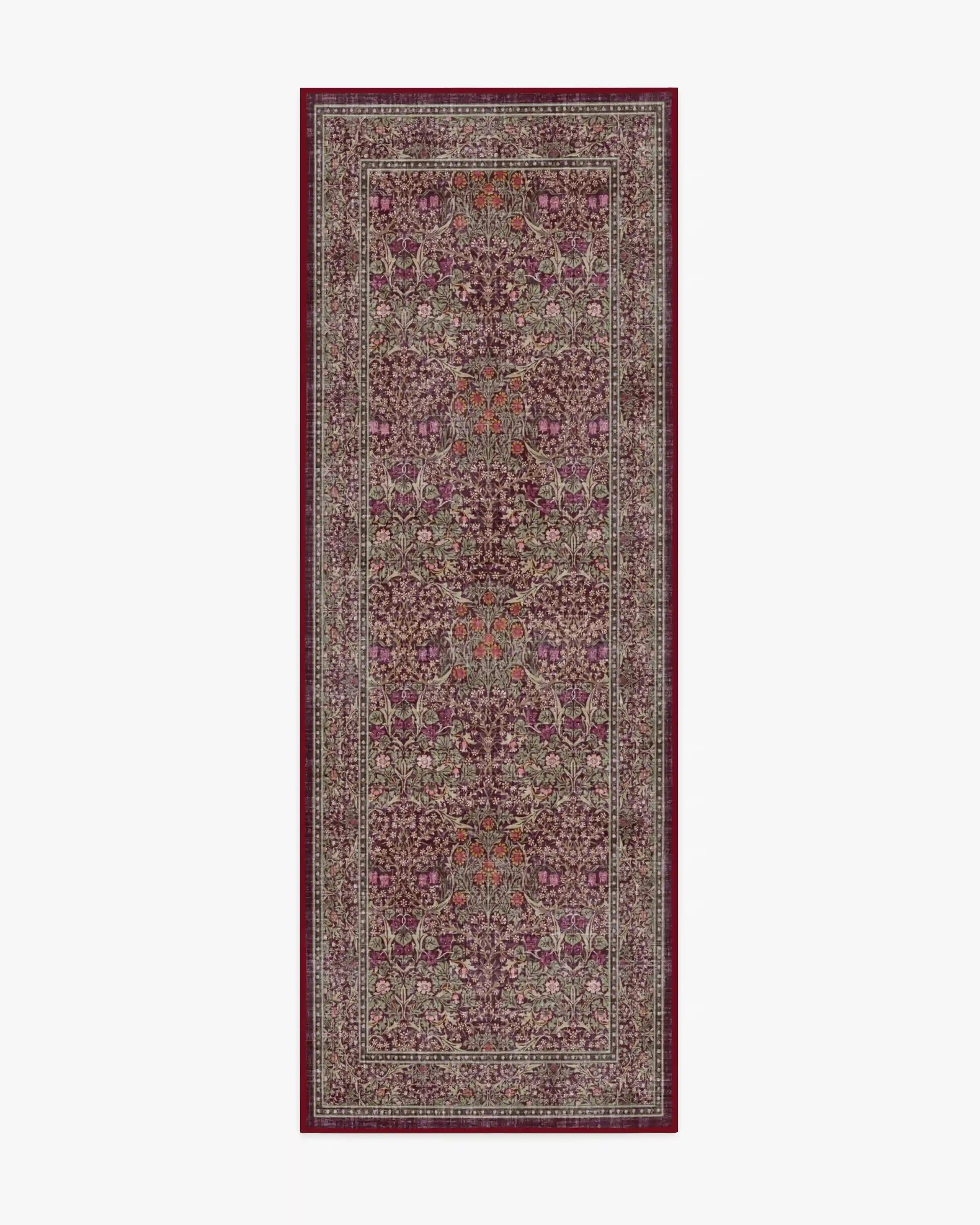 Blackthorn Mulberry Rug by Morris & Co.