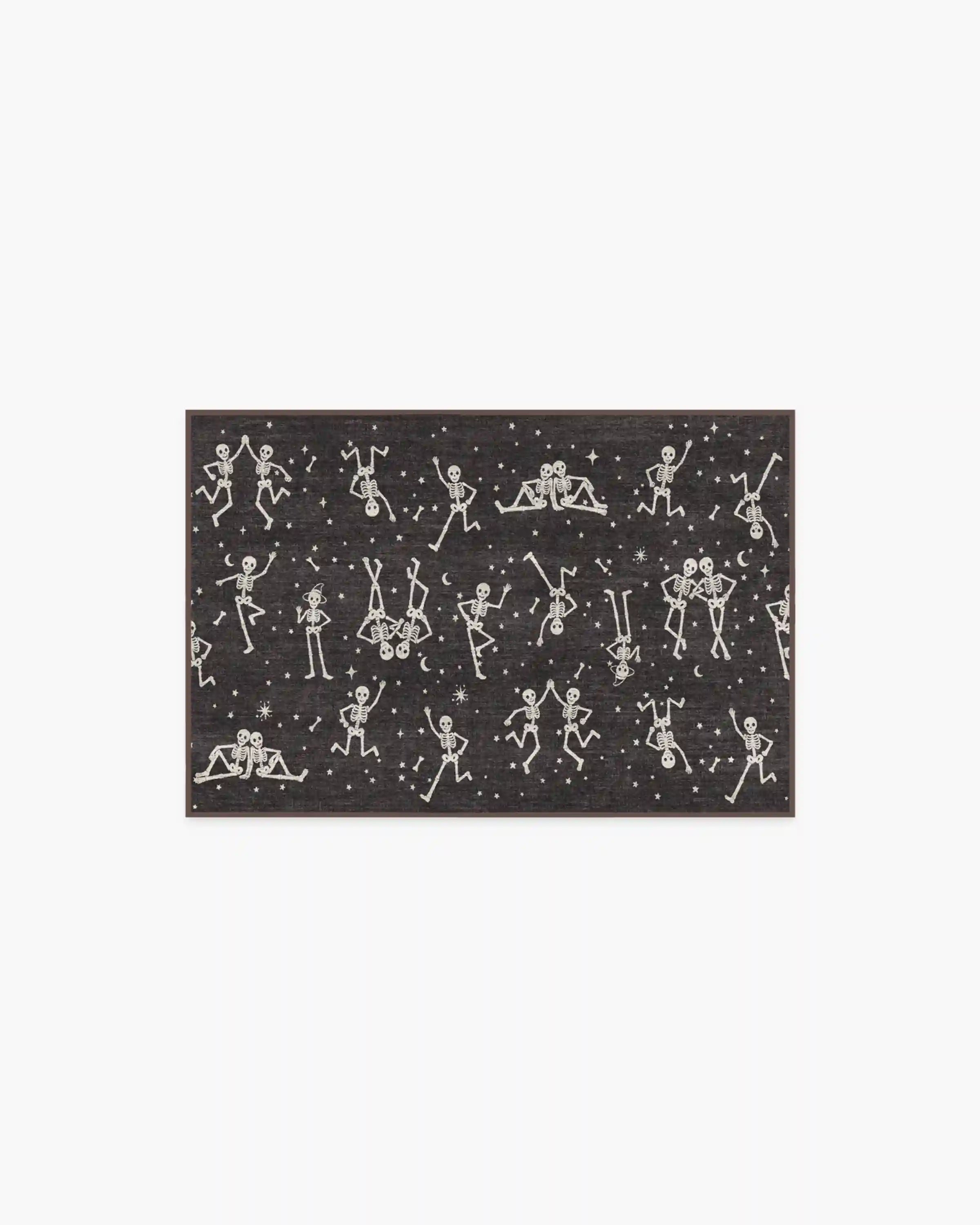 Bone Parade Charcoal Rug