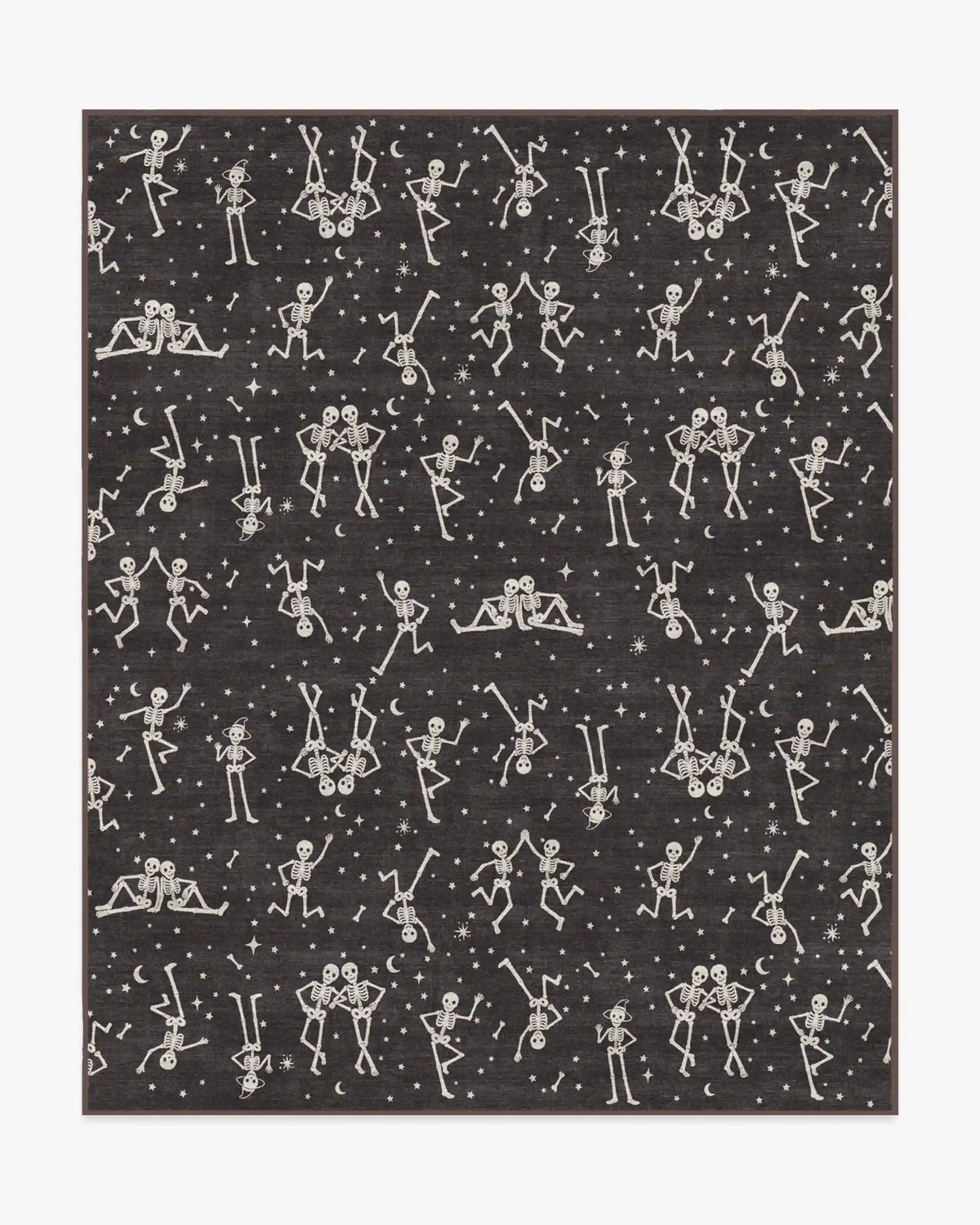 Bone Parade Charcoal Rug