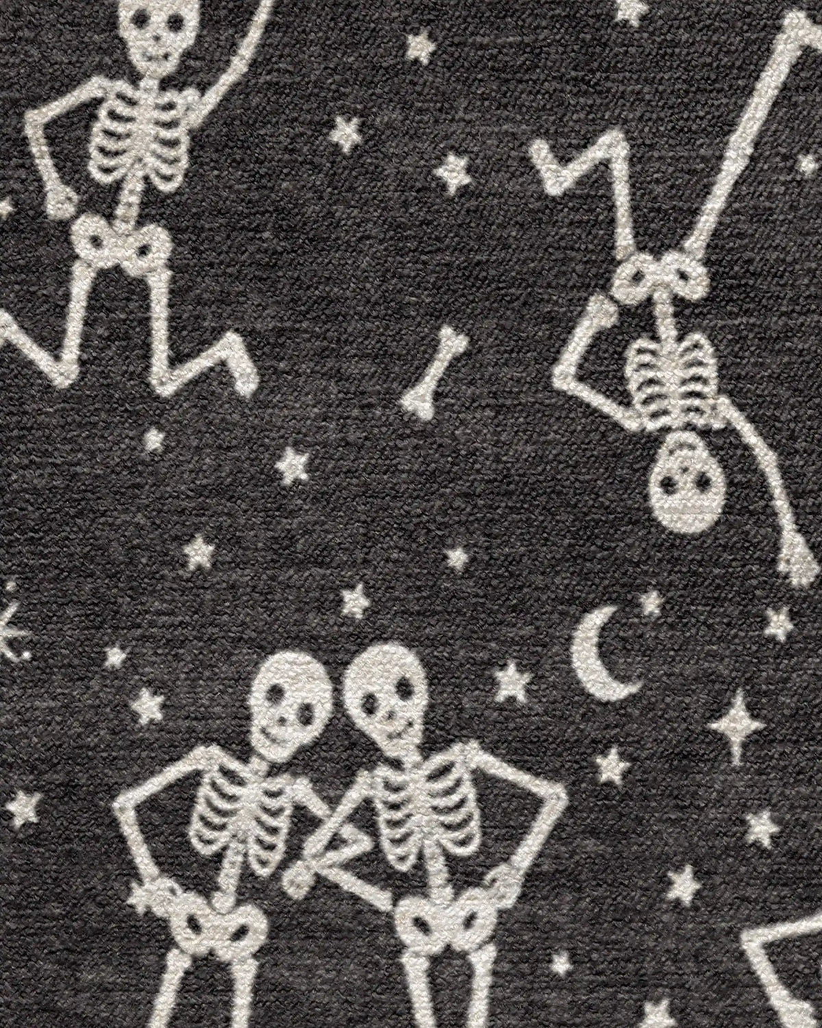 Bone Parade Charcoal Rug