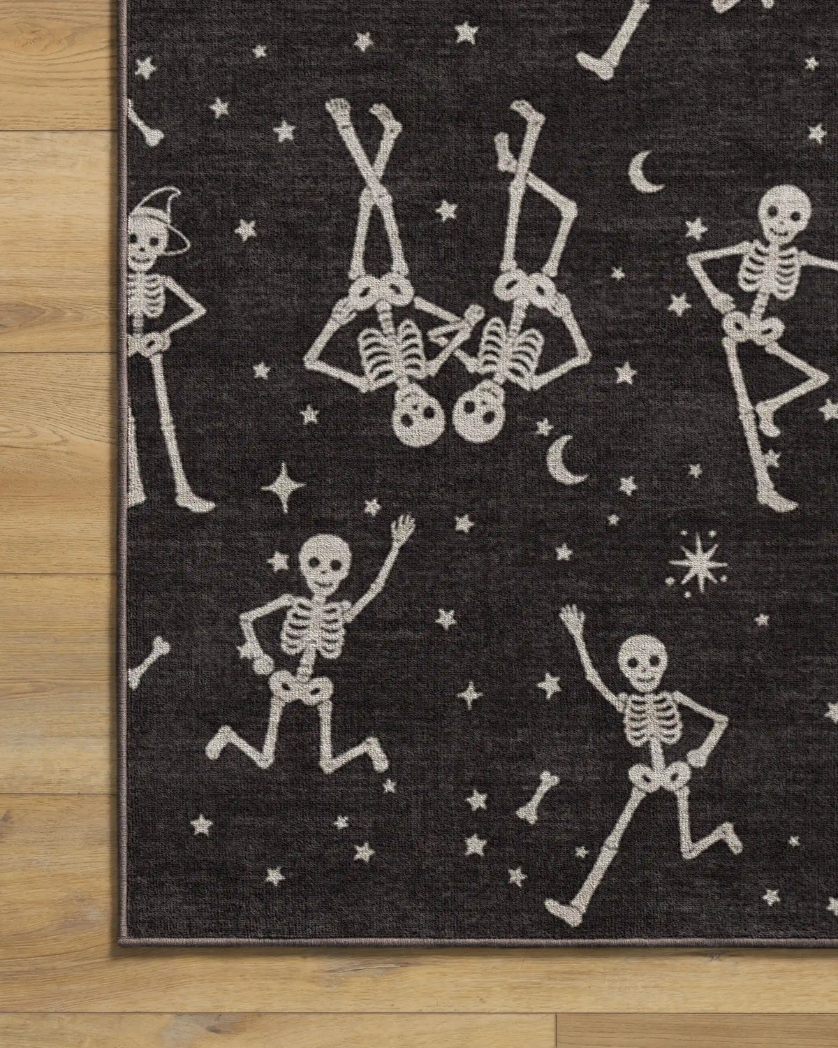 Bone Parade Charcoal Rug