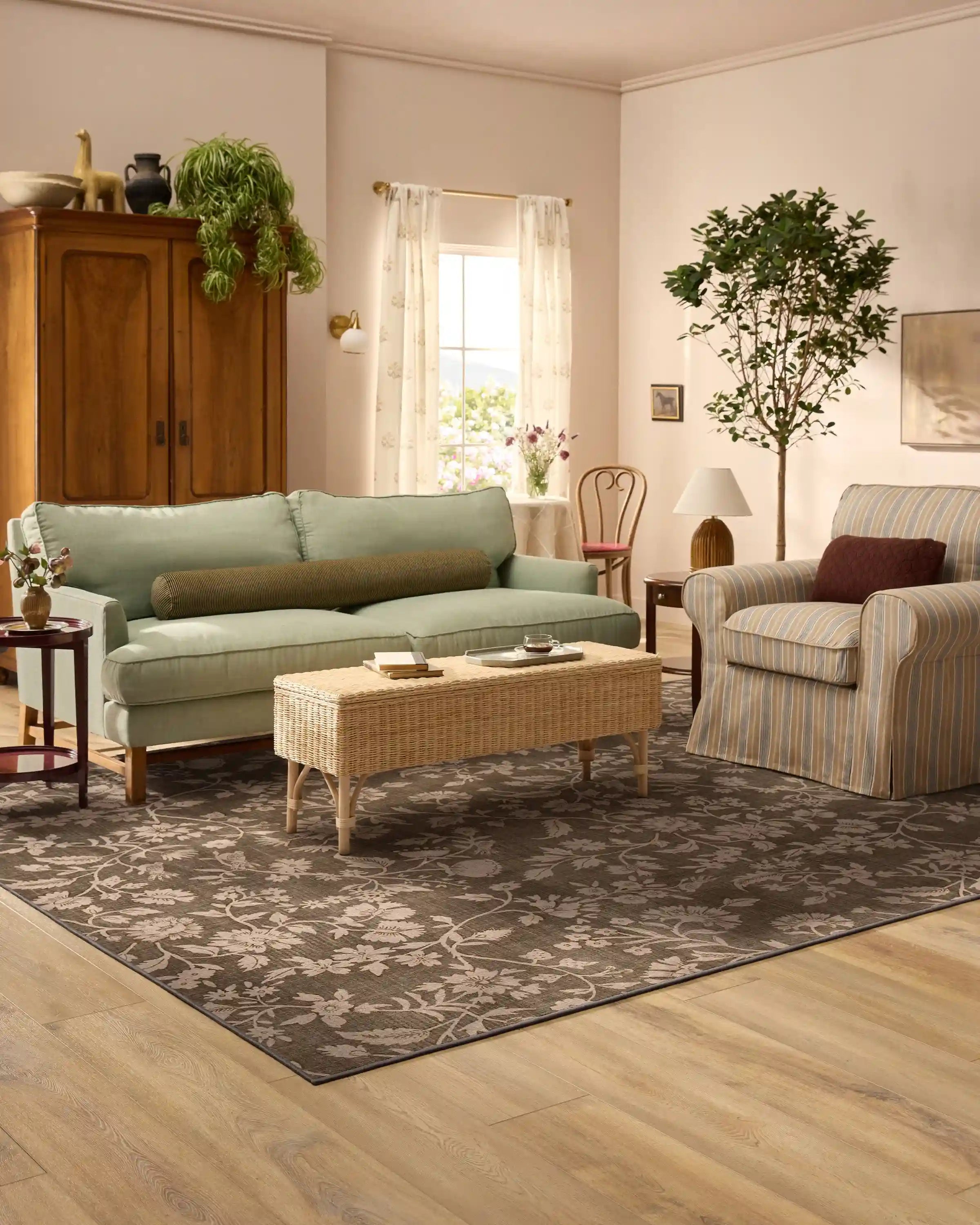 Brenna Brown & Taupe Rug