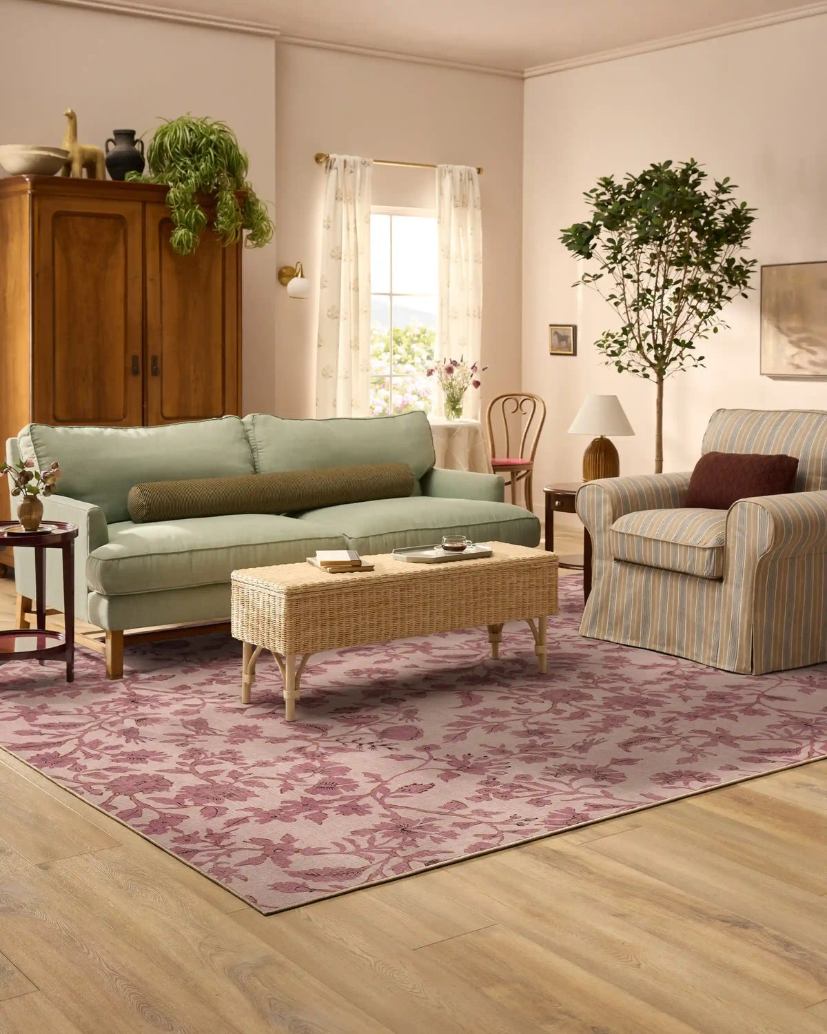 Brenna Natural & Blush Rug