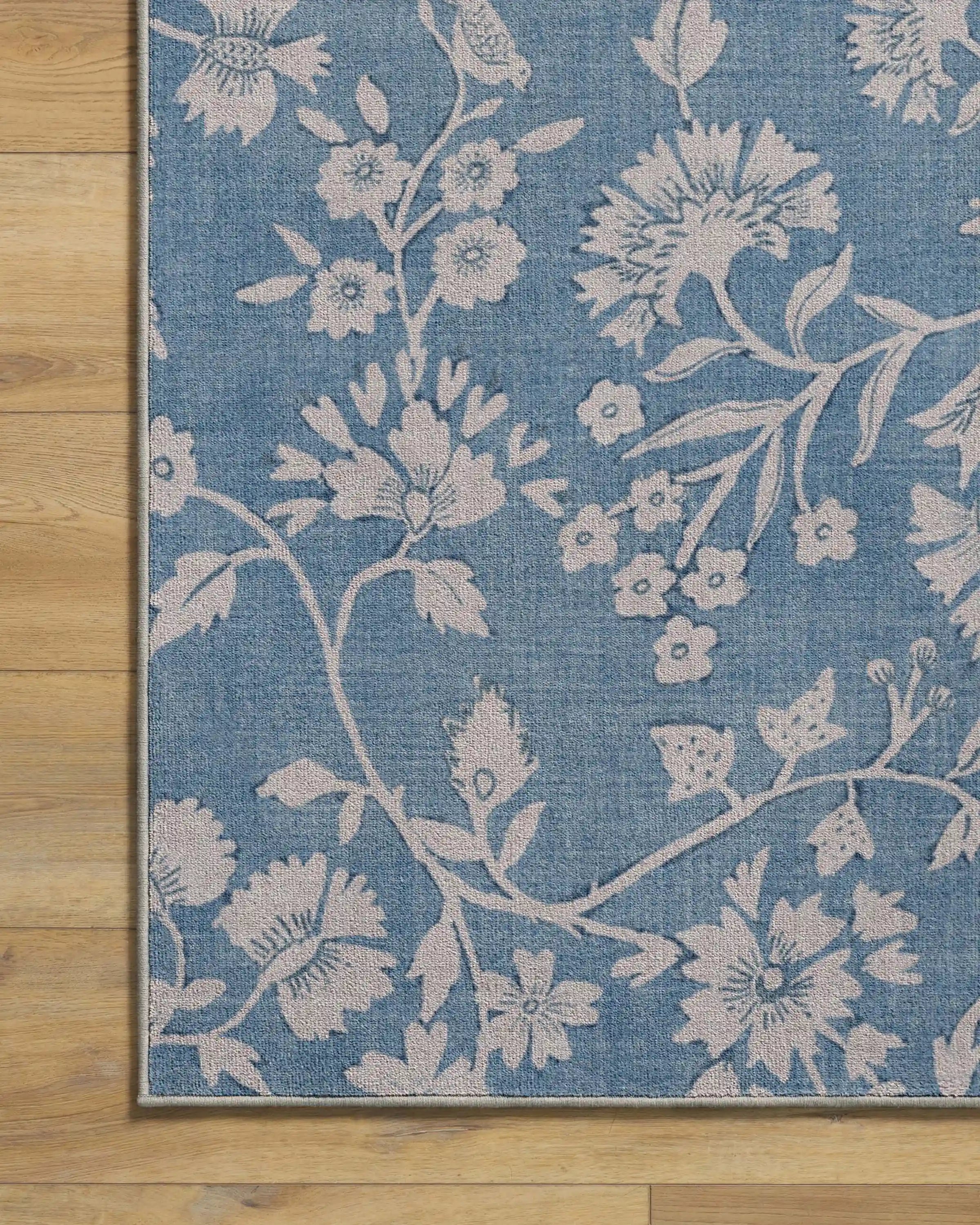 Brenna Slate Blue & Cream Rug