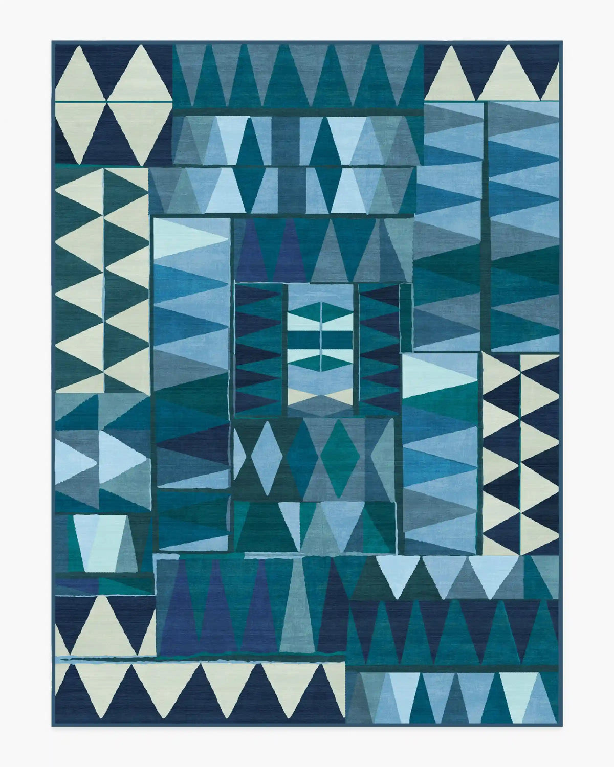 Cadra Blue Teal Rug by Jungalow