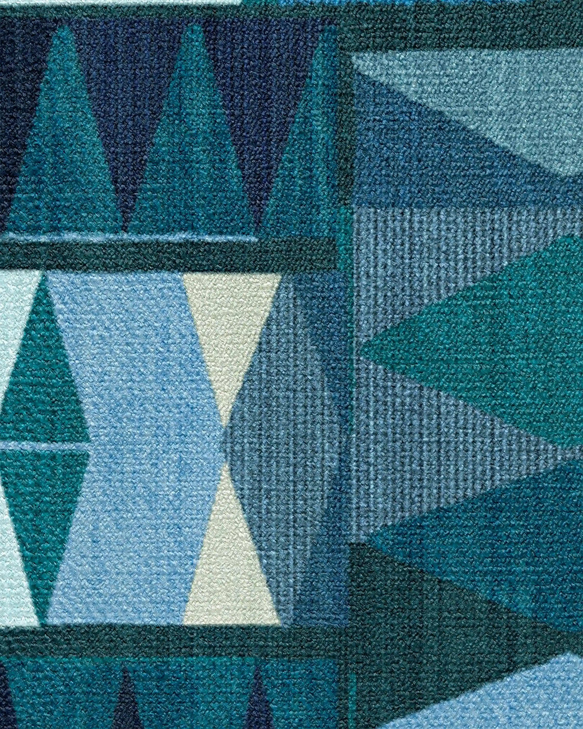 Cadra Blue Teal Rug by Jungalow