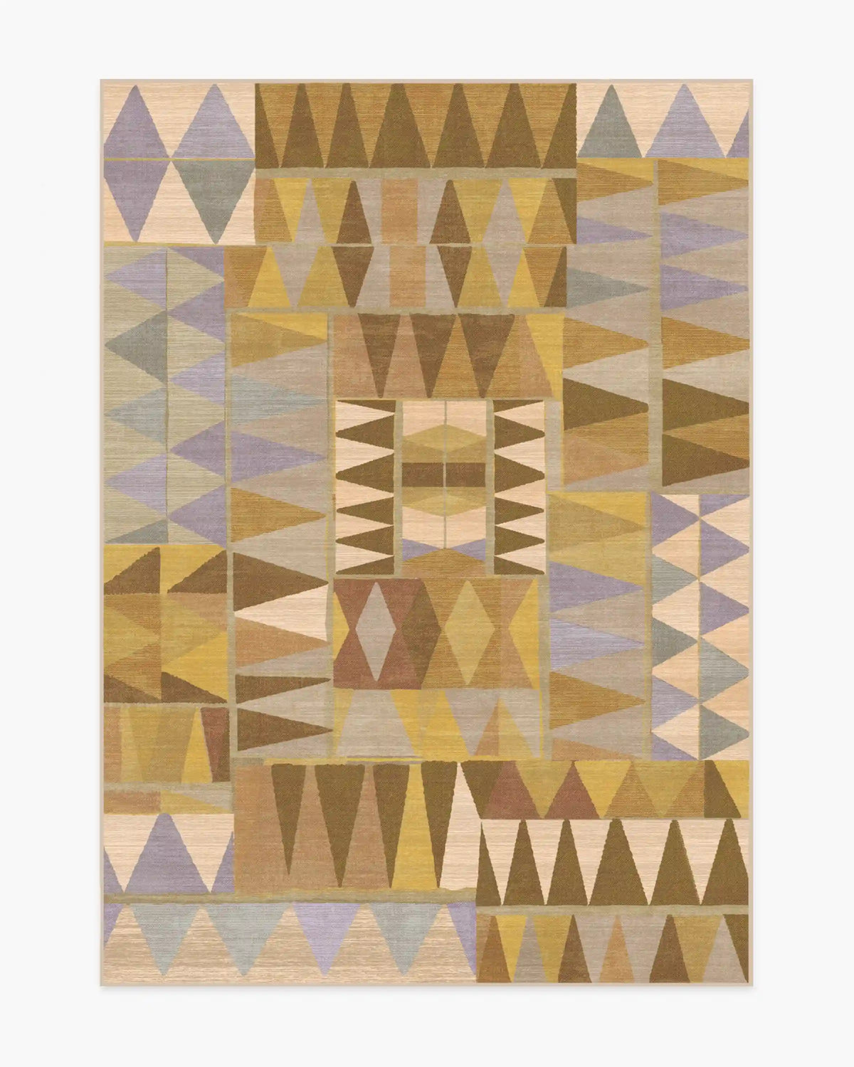 Cadra Ochre Rug by Jungalow