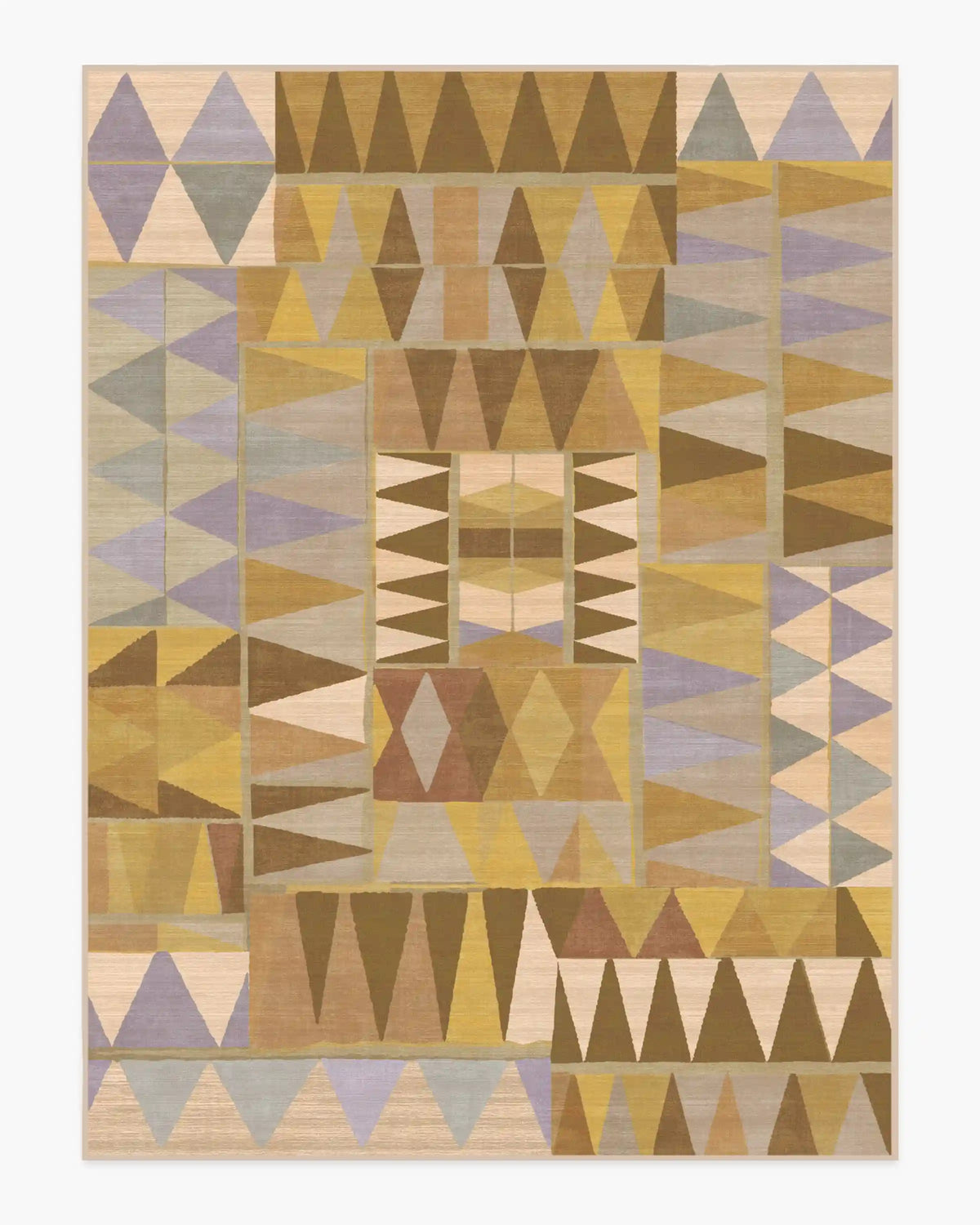 Cadra Ochre Rug by Jungalow