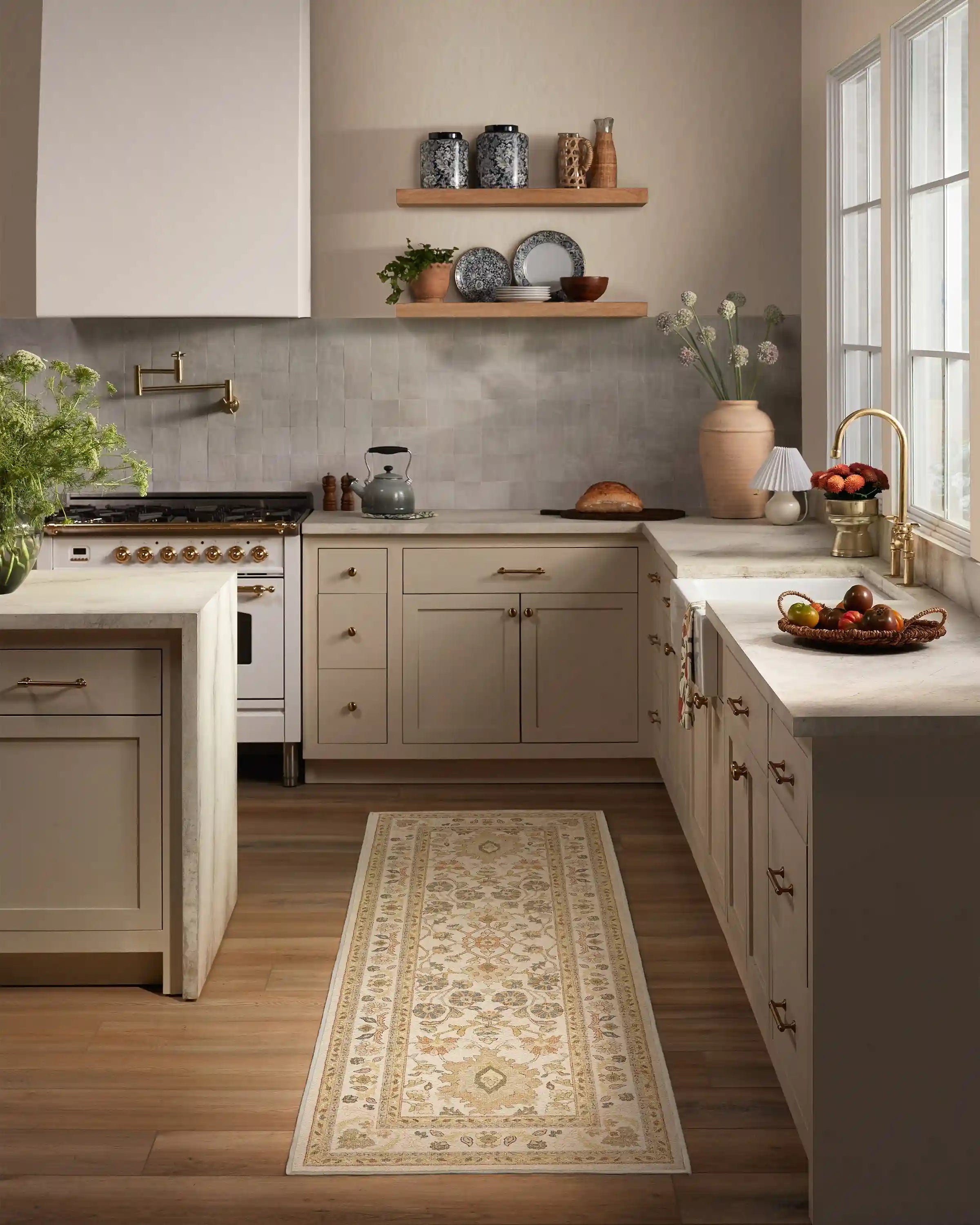 Calabria Cream & Gold Rug